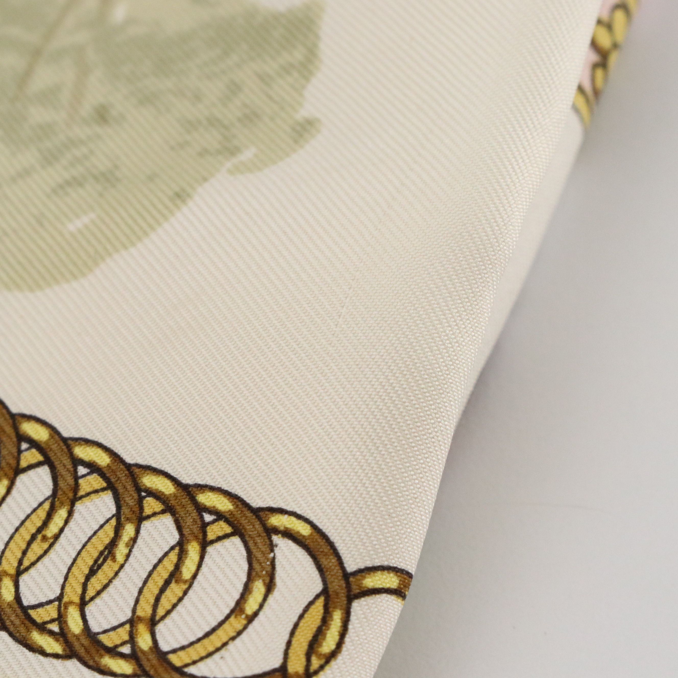 Hermès "La Promenade de Longchamps" Scarf 90 in Silk Twill with Box