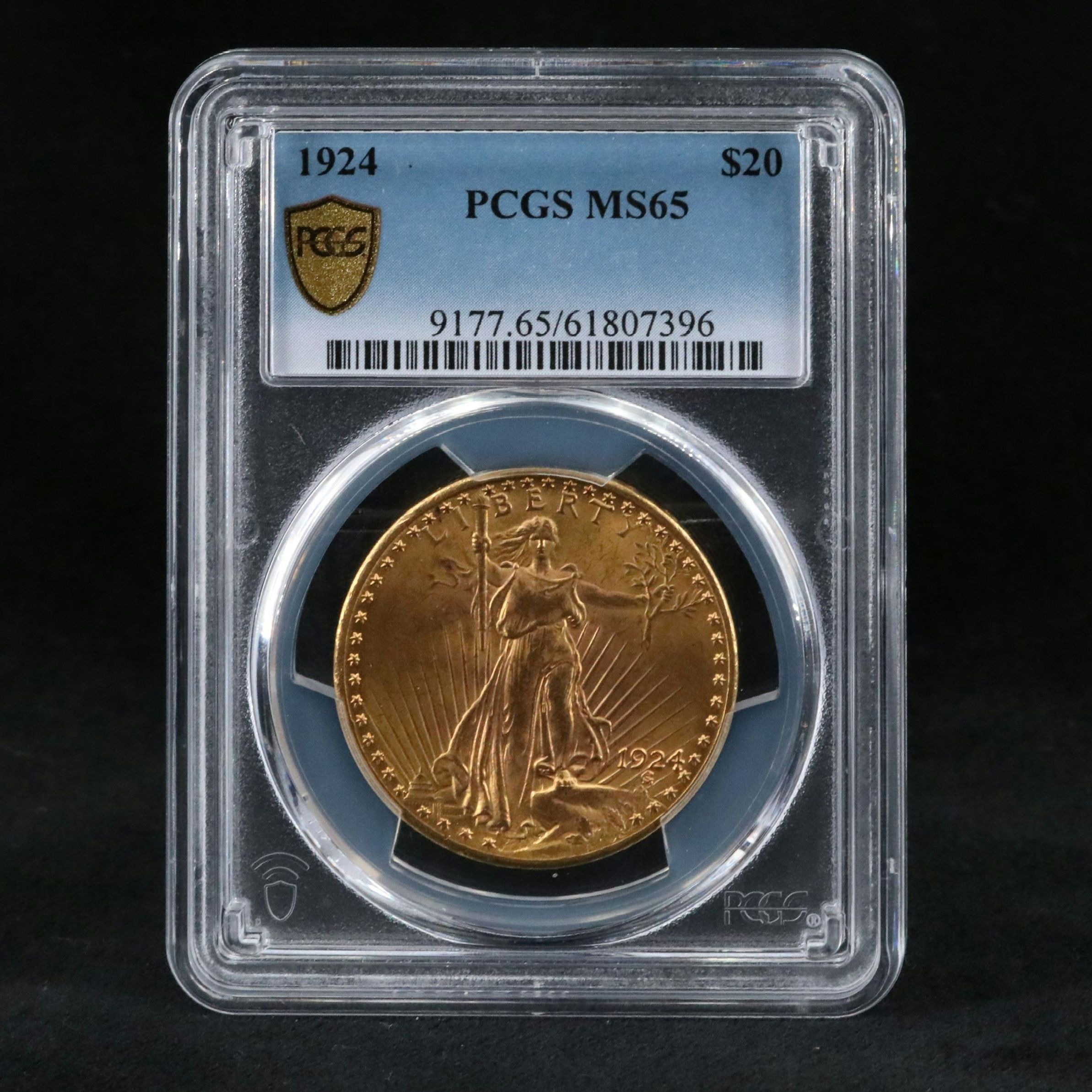PCGS Graded MS65 1924 St. Gaudens $20 Gold Coin