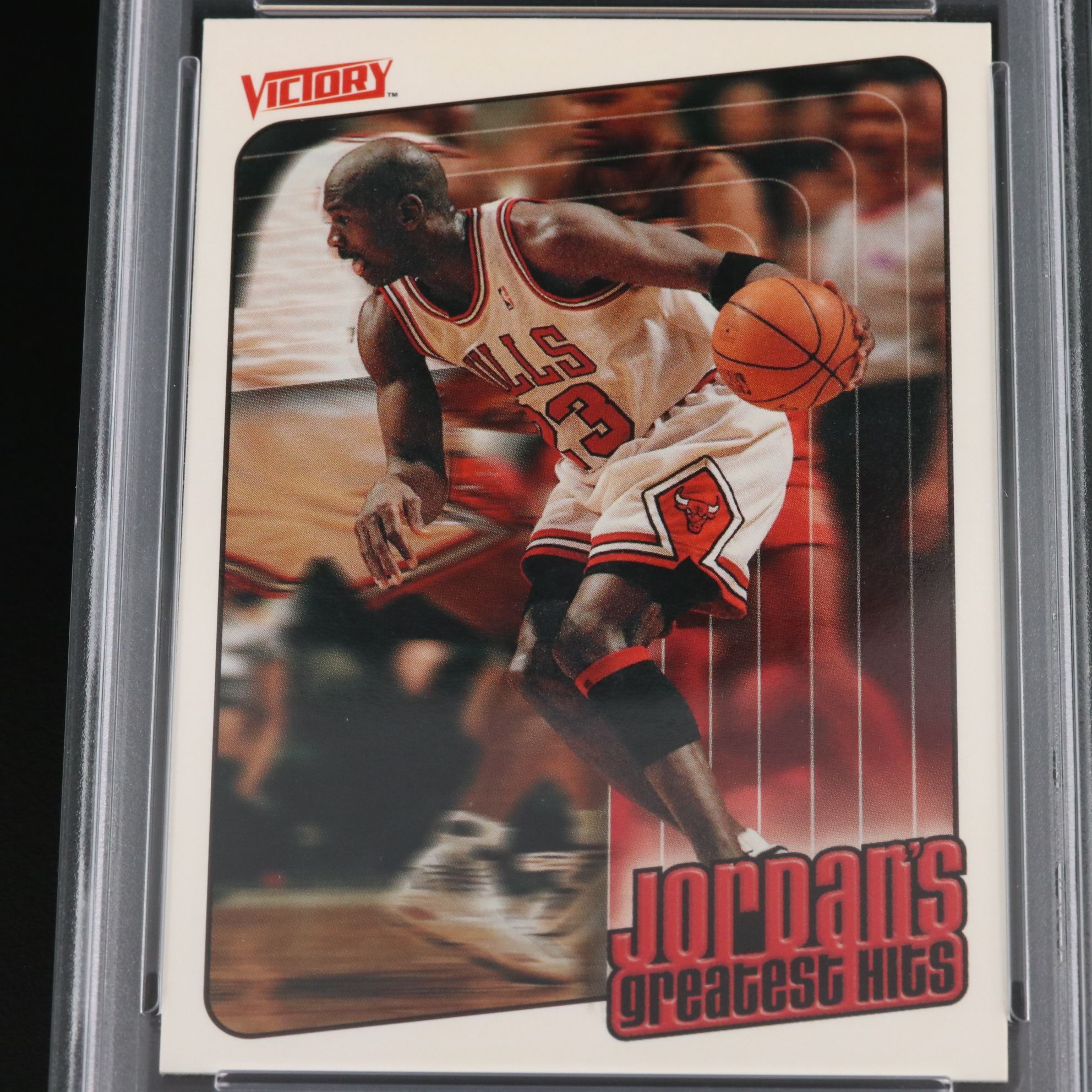 1999 Victory Michael Jordan Chicago Bulls Basketball Card Graded PSA 9