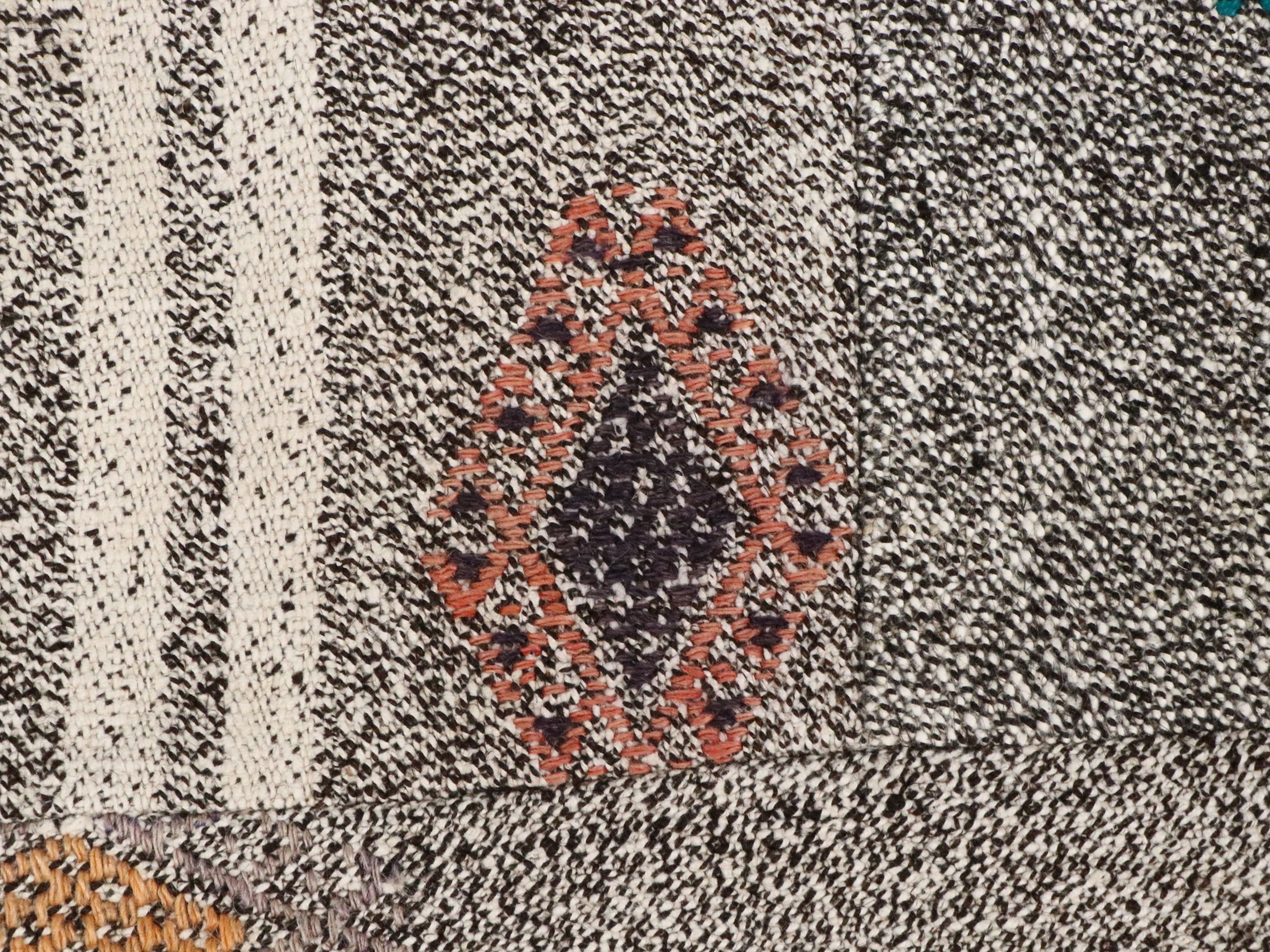 9'9 x 13' Handmade Turkish Patchwork Room Sized Rug