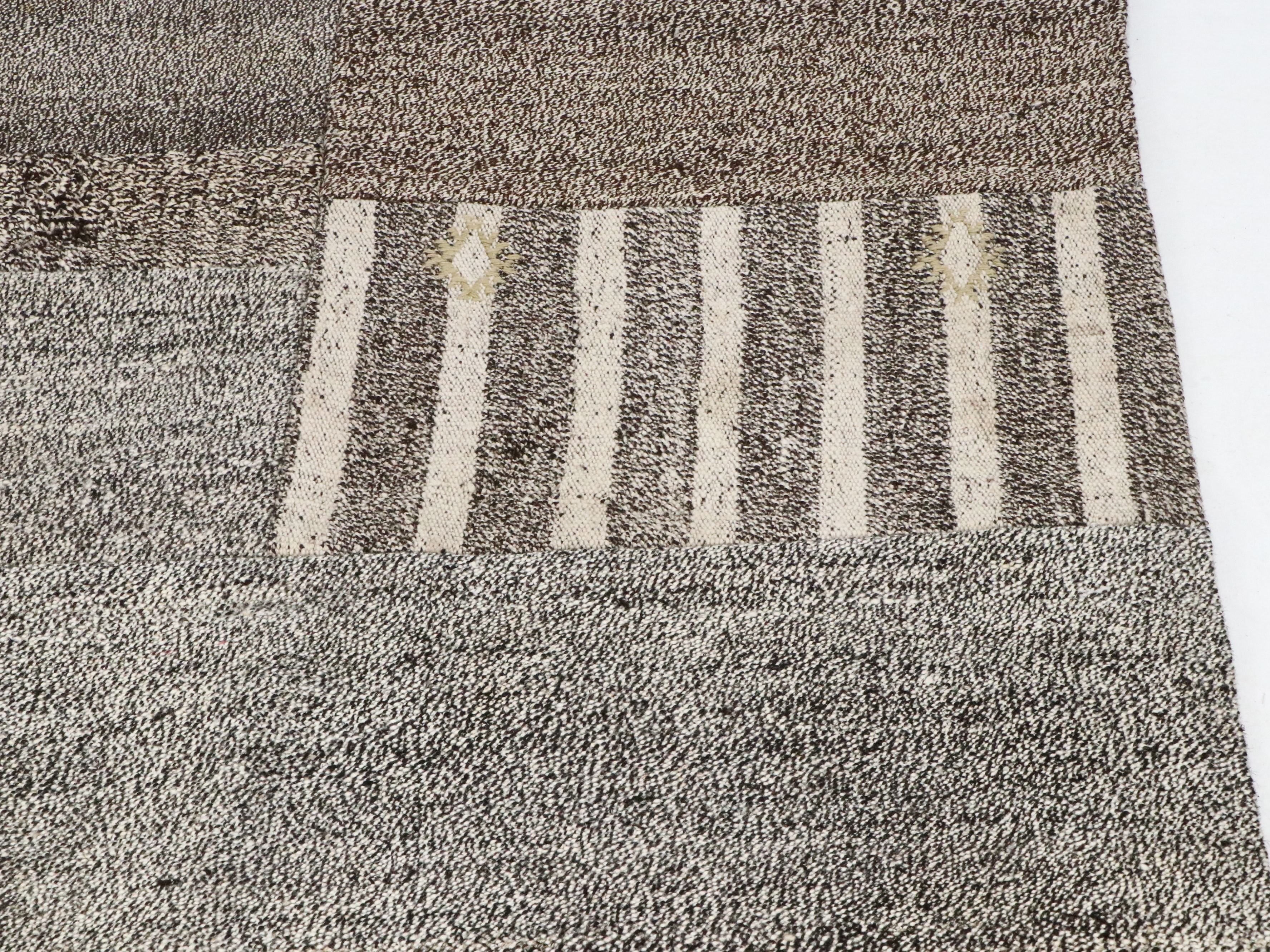 9'9 x 13' Handmade Turkish Patchwork Room Sized Rug