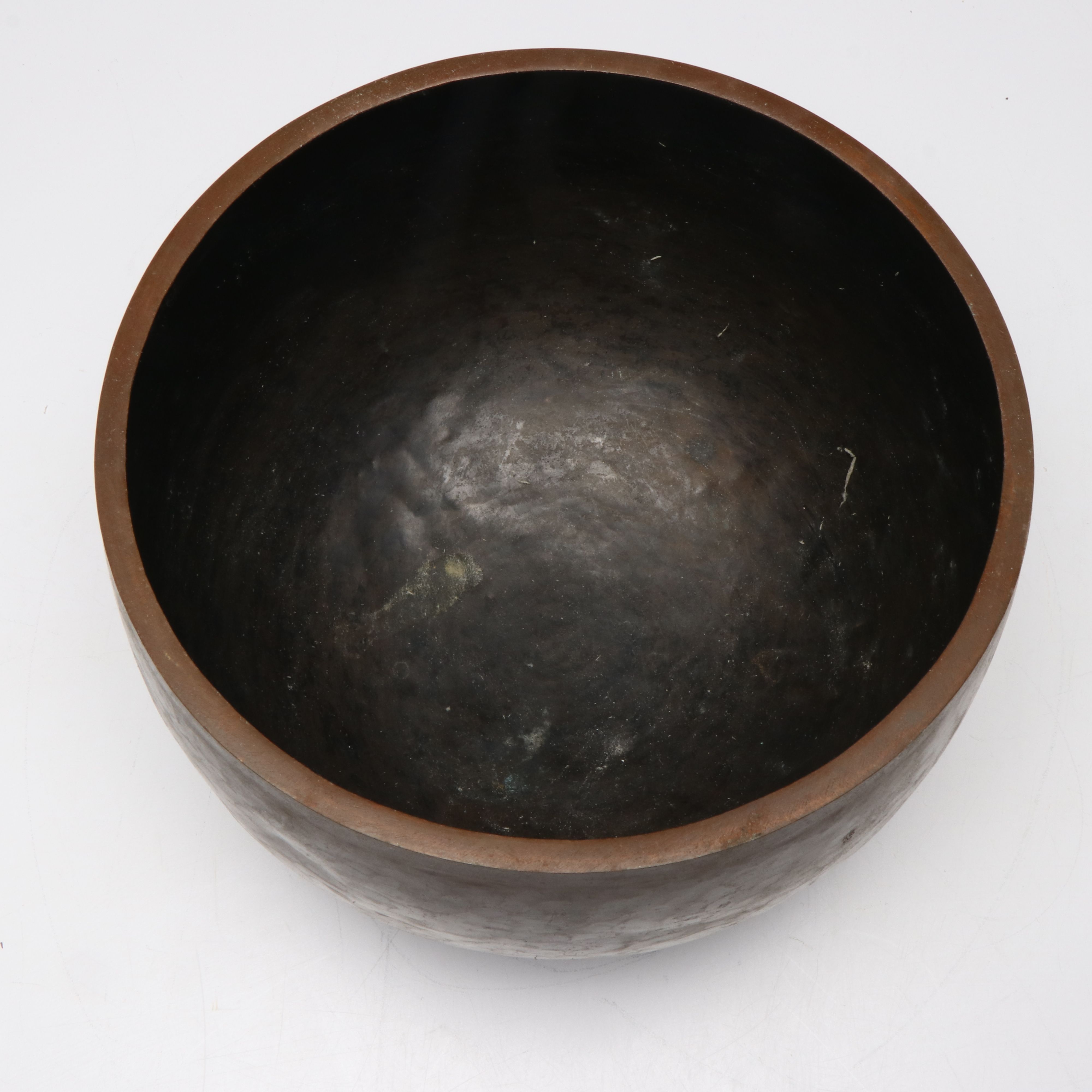Tibetan Hammered Metal Singing Bowl with Mallet