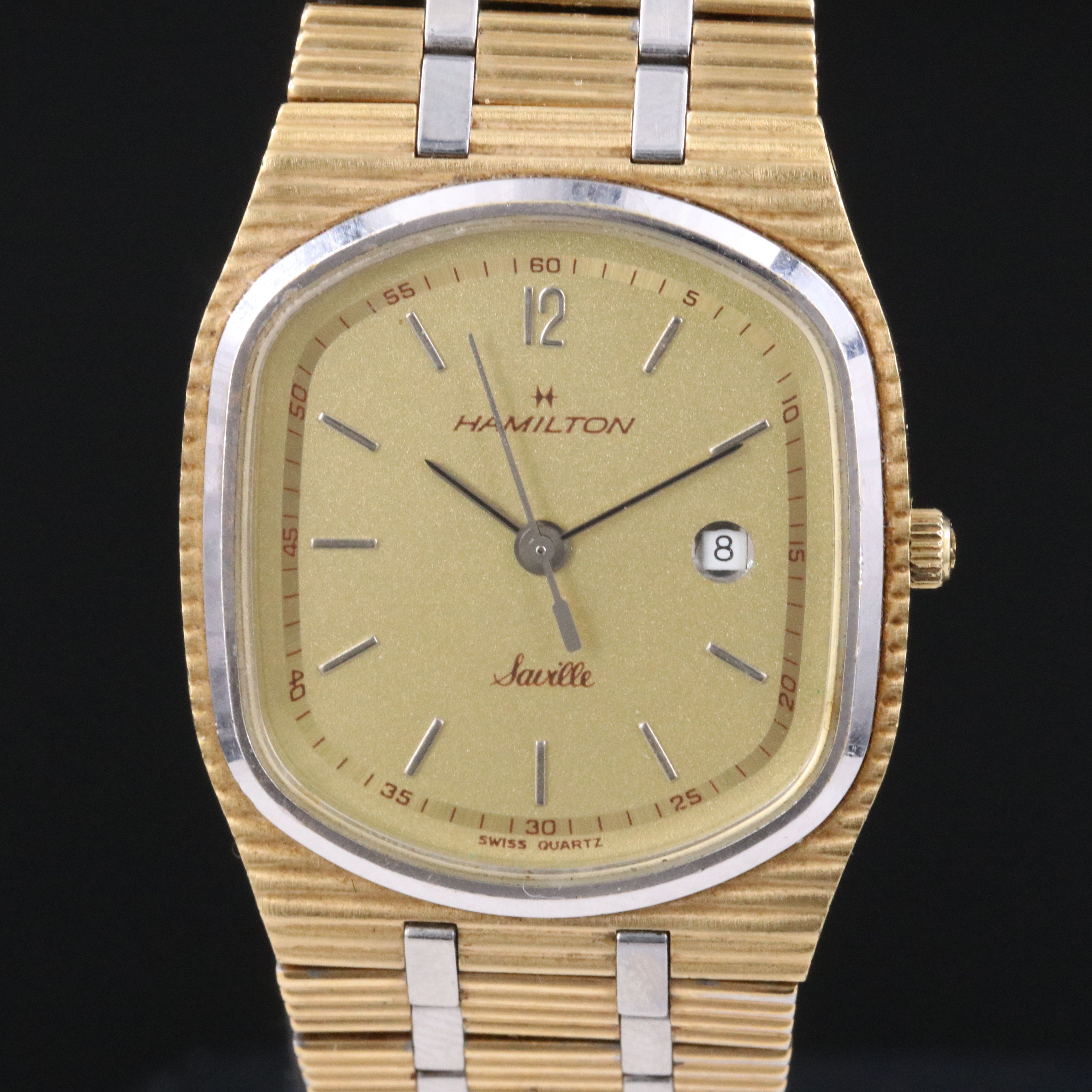 Neo-Vintage Hamilton Saville Swiss Quartz Watch
