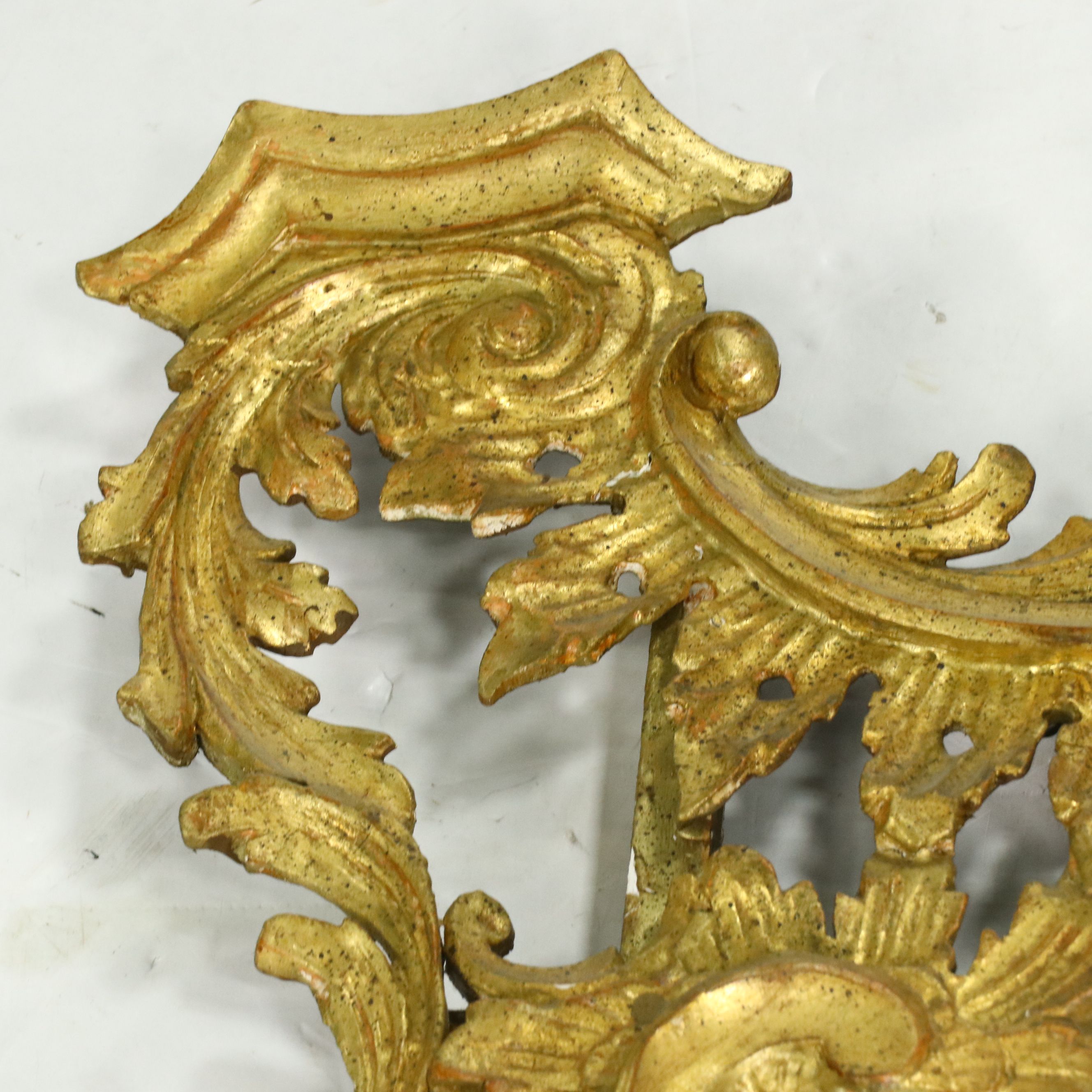 Chinese Chippendale Style Giltwood Pagoda Mirror