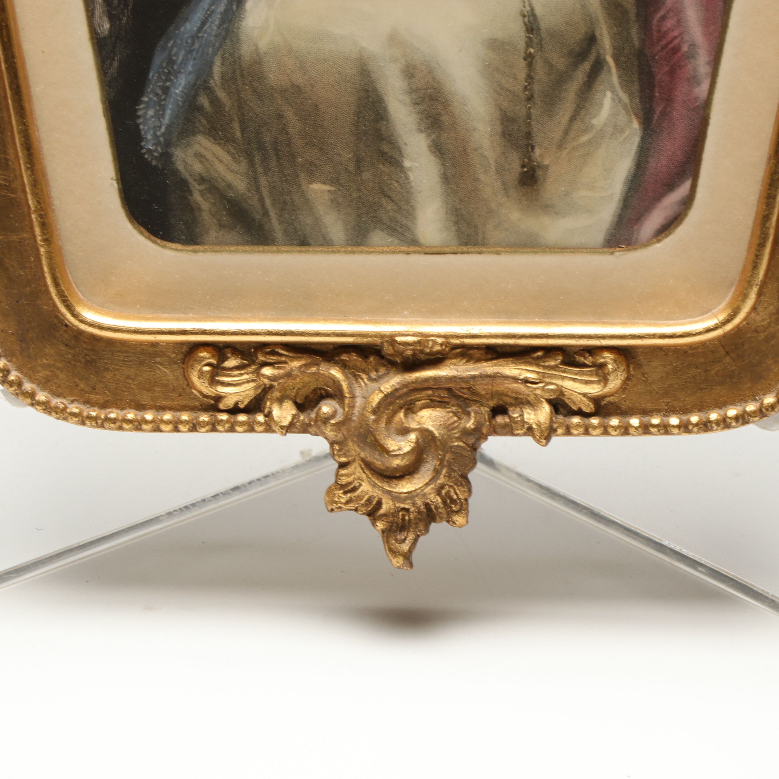 Victorian Style Transfer Print Cutout Framed Wall Art