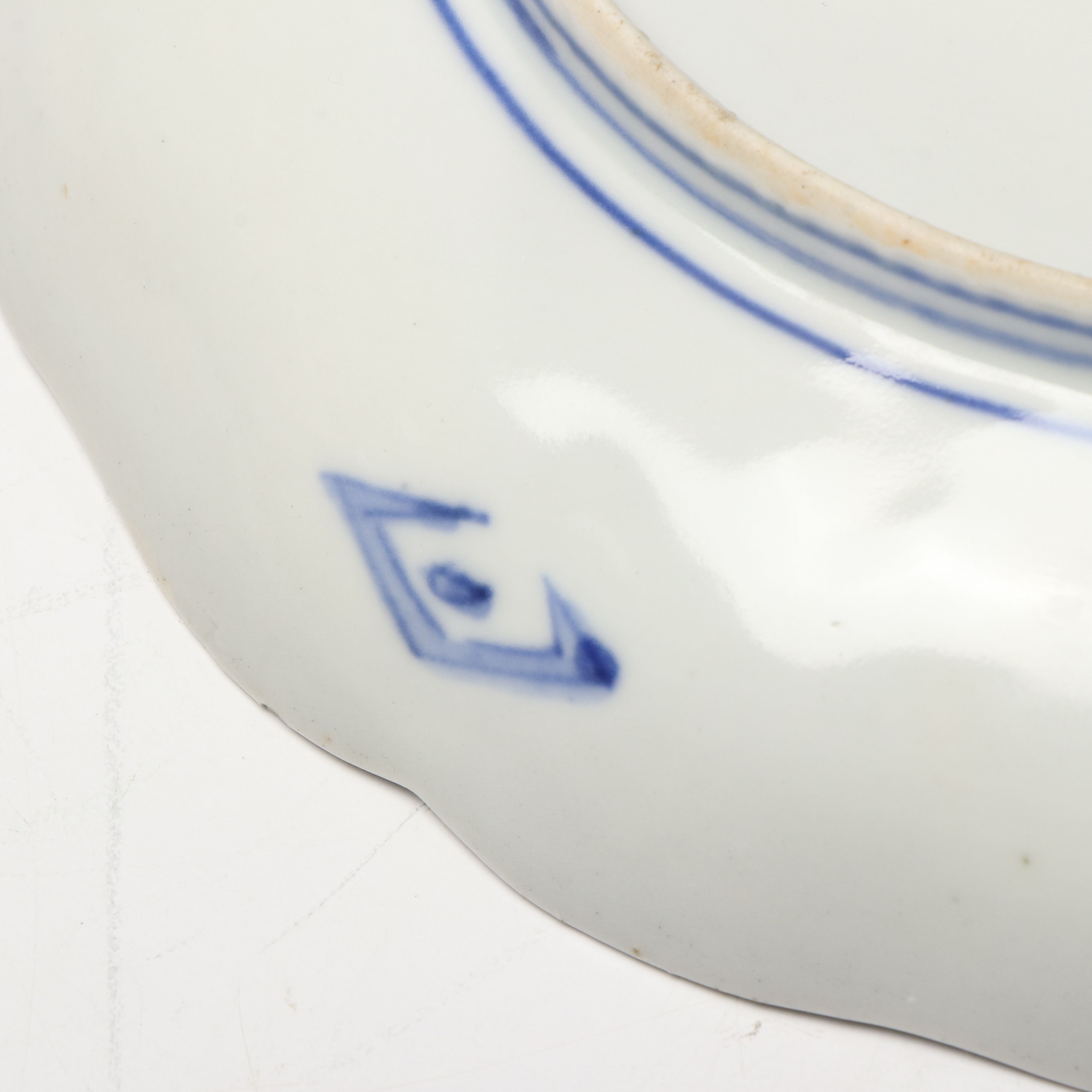 Japanese Vintage Crane Motif Imari Porcelain Plates