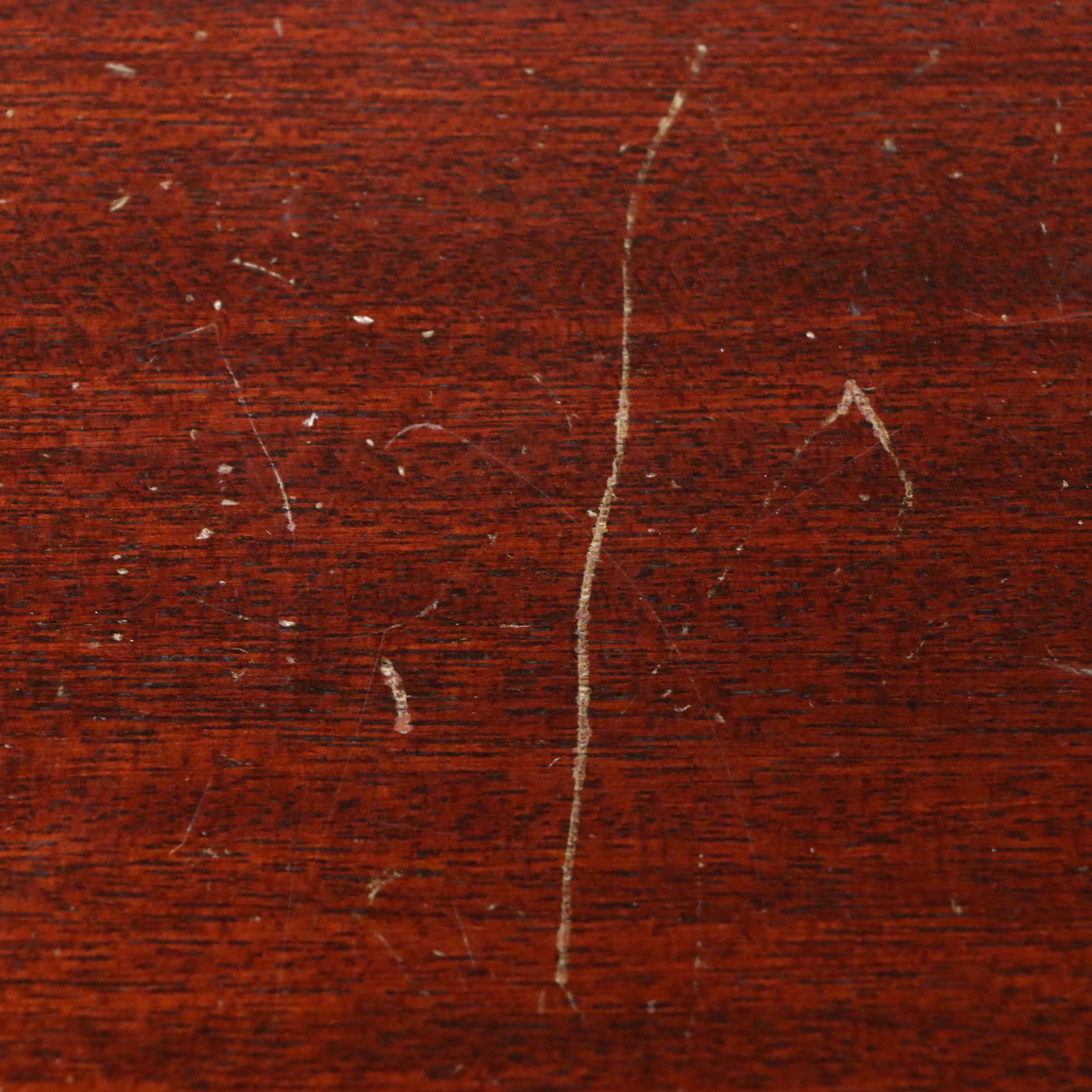Hepplewhite Style Mahogany Bowfront Chest of Drawers, Mid-20th Century