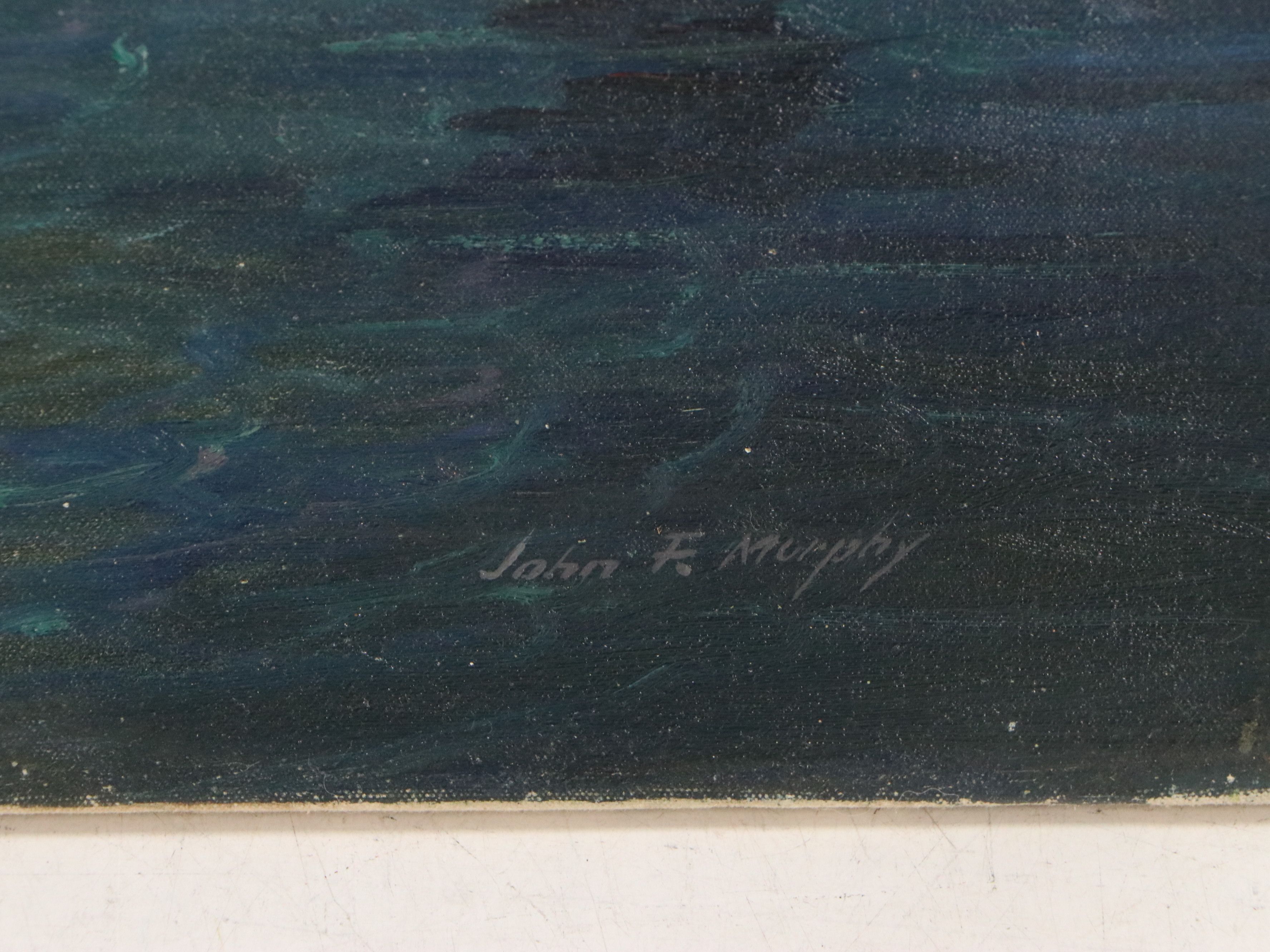 John F. Murphy Landscape Oil Painting "Winter"