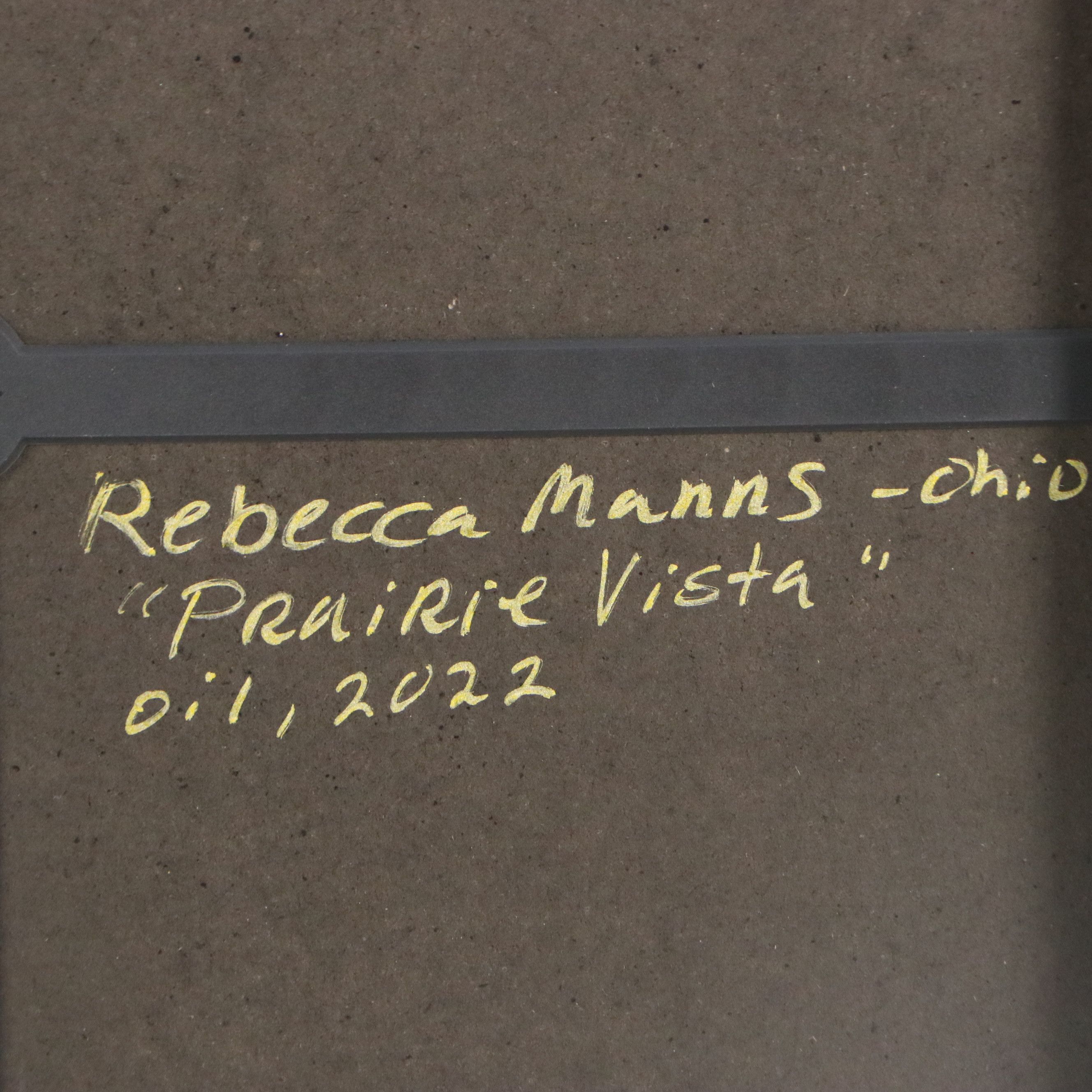 Rebecca Manns Oil Painting "Prairie Vista," 2022