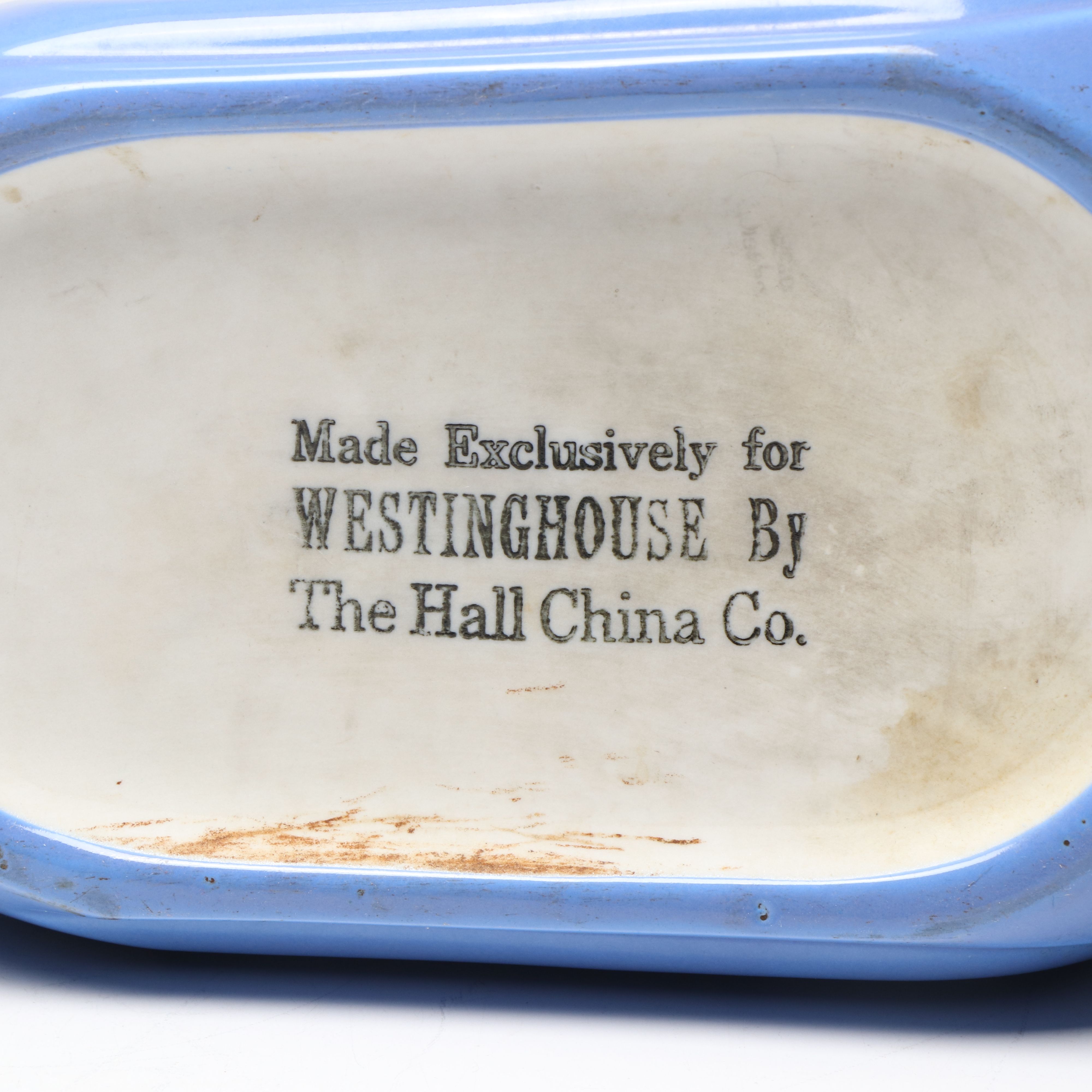 The Hall China Co. for Westinghouse Art Deco Style Ceramic Refrigerator Pitcher