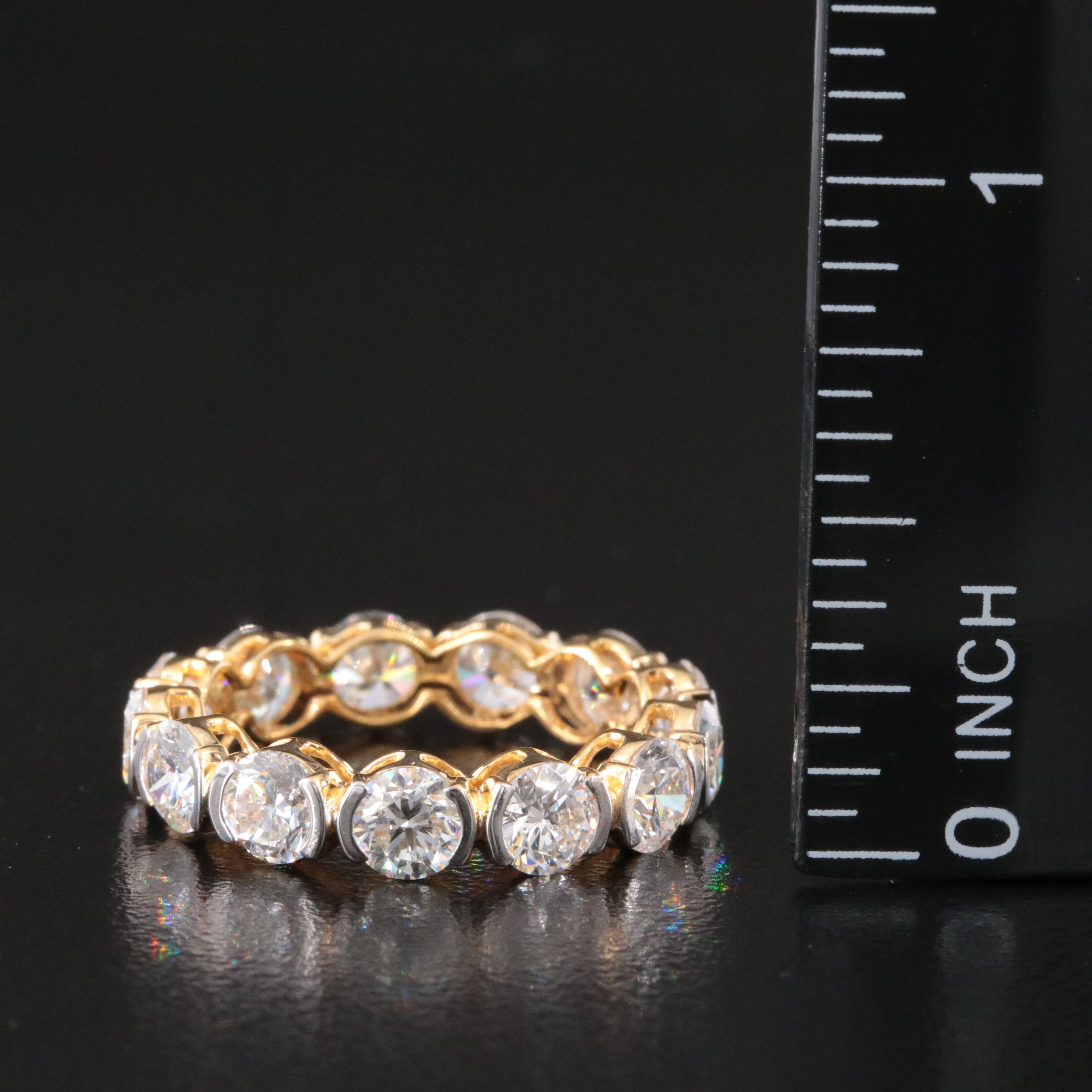 14K 4.47 CTW Lab Grown Diamond Eternity Band