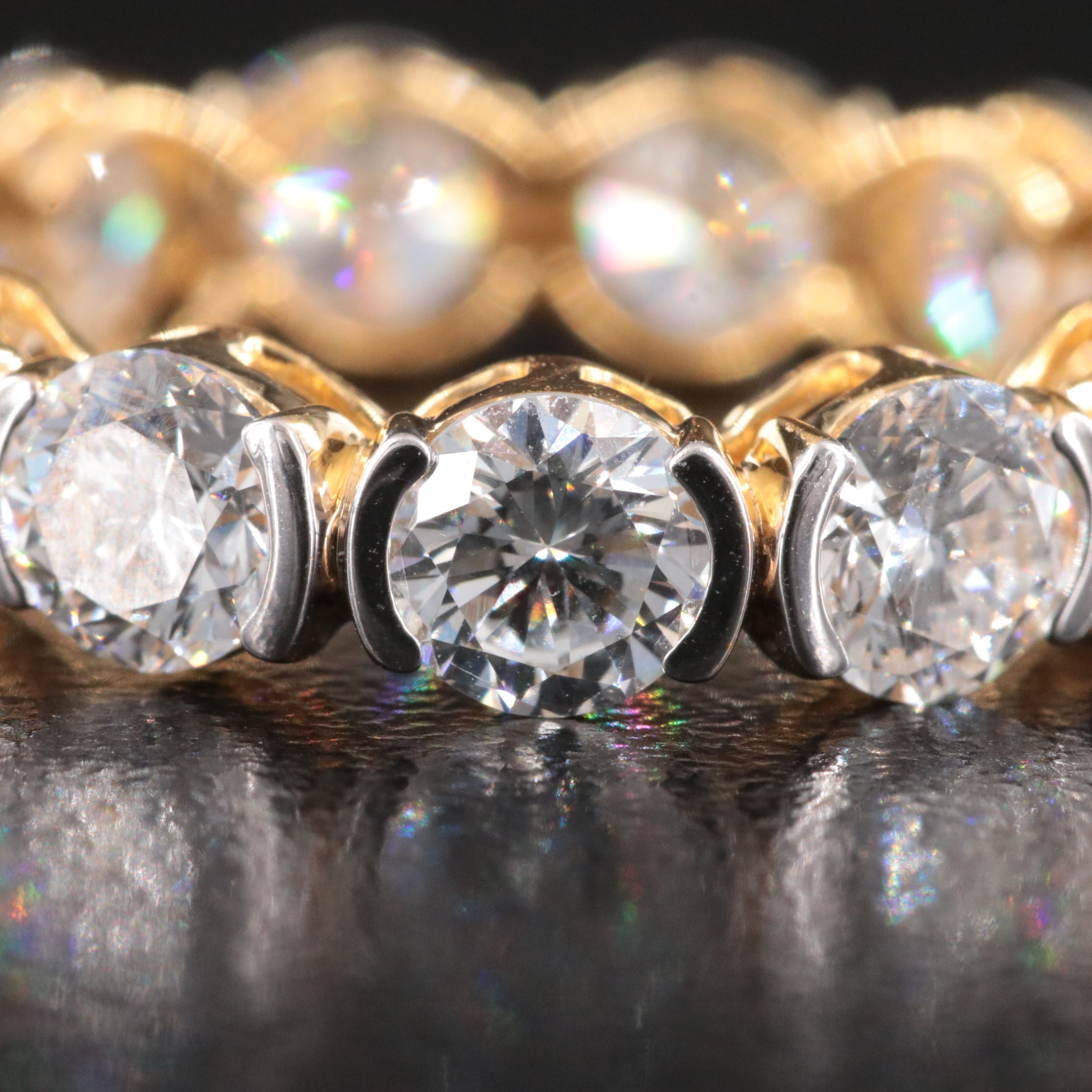 14K 4.47 CTW Lab Grown Diamond Eternity Band
