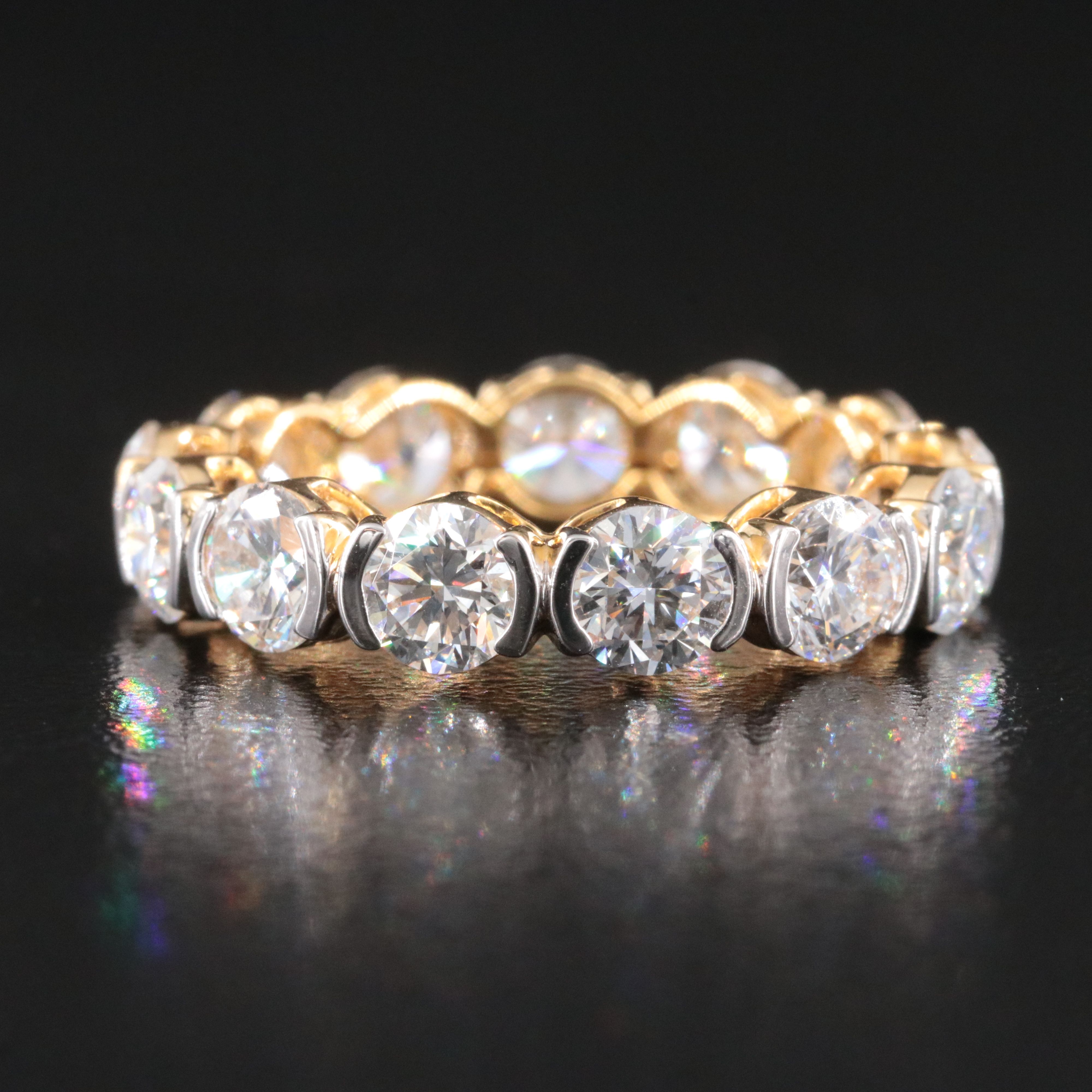 14K 4.47 CTW Lab Grown Diamond Eternity Band
