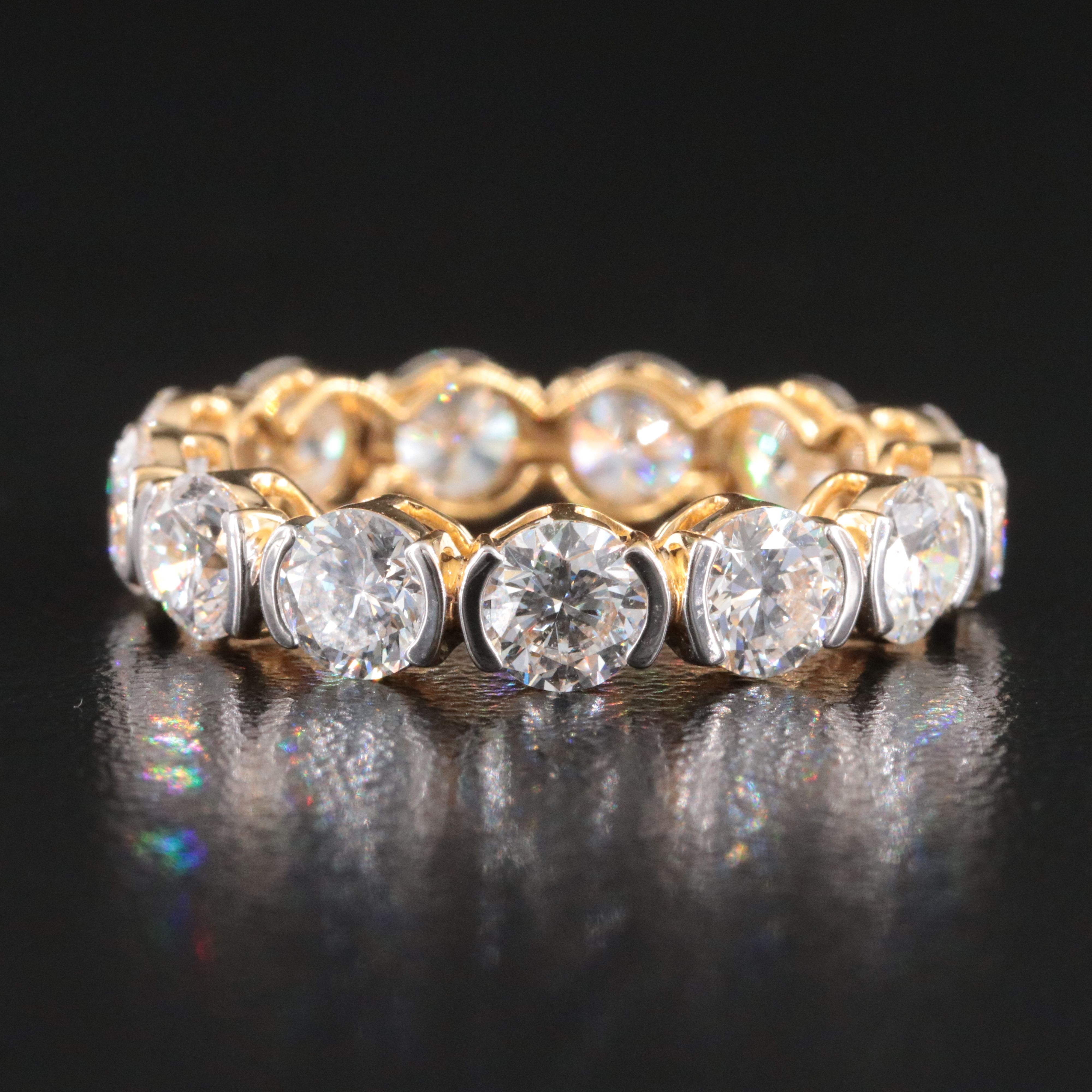 14K 4.47 CTW Lab Grown Diamond Eternity Band