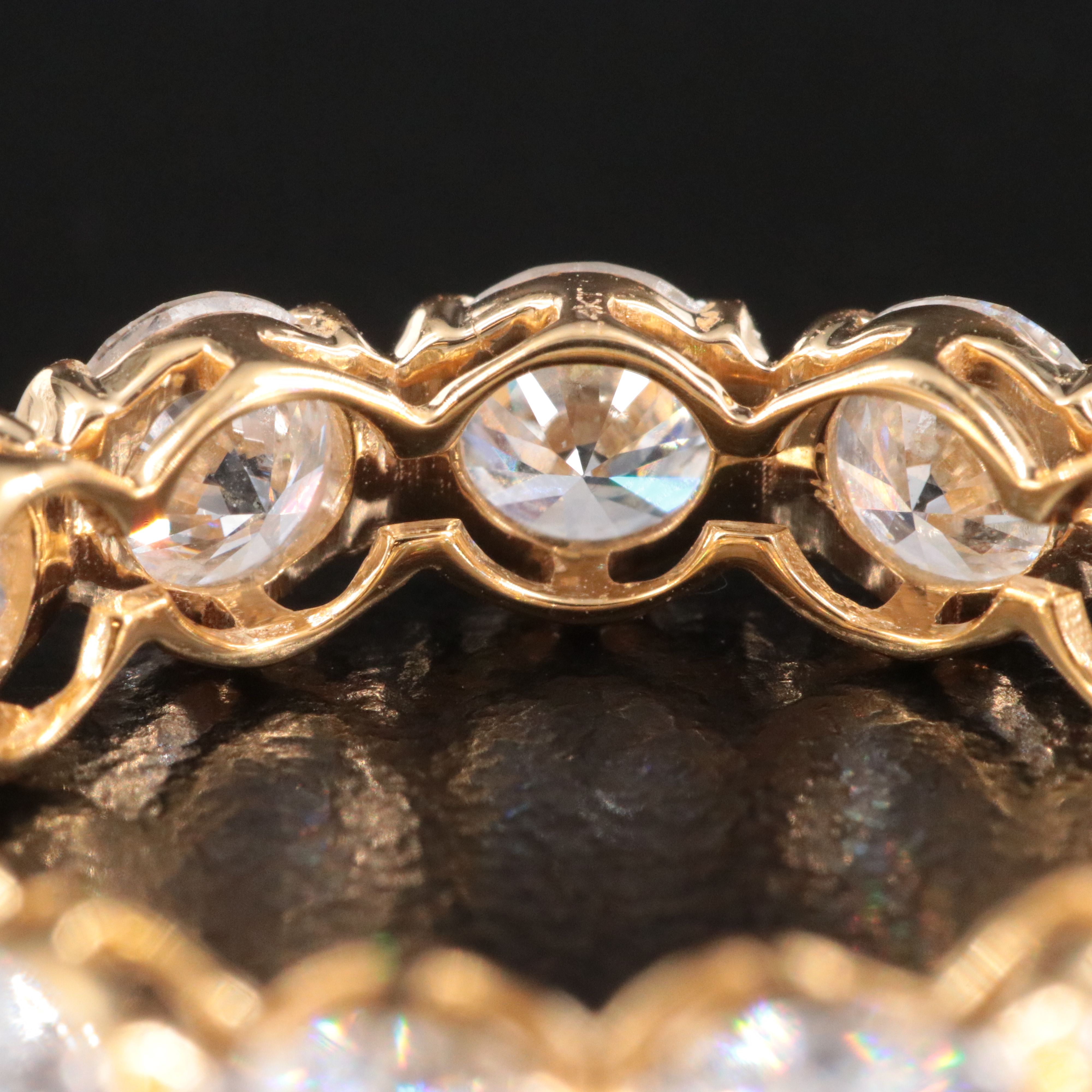 14K 4.47 CTW Lab Grown Diamond Eternity Band
