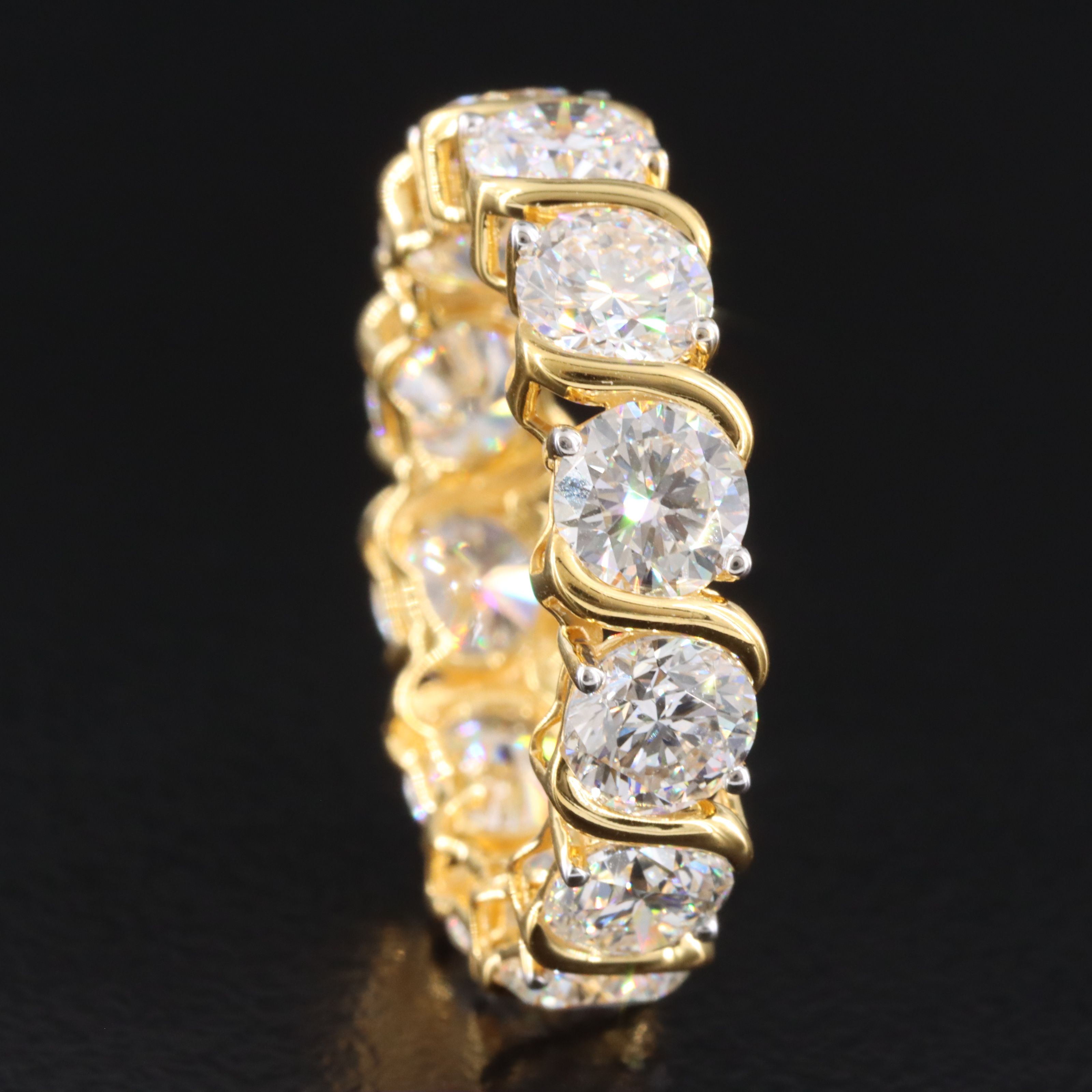 14K 6.40 CTW Lab Grown Diamond Eternity Band
