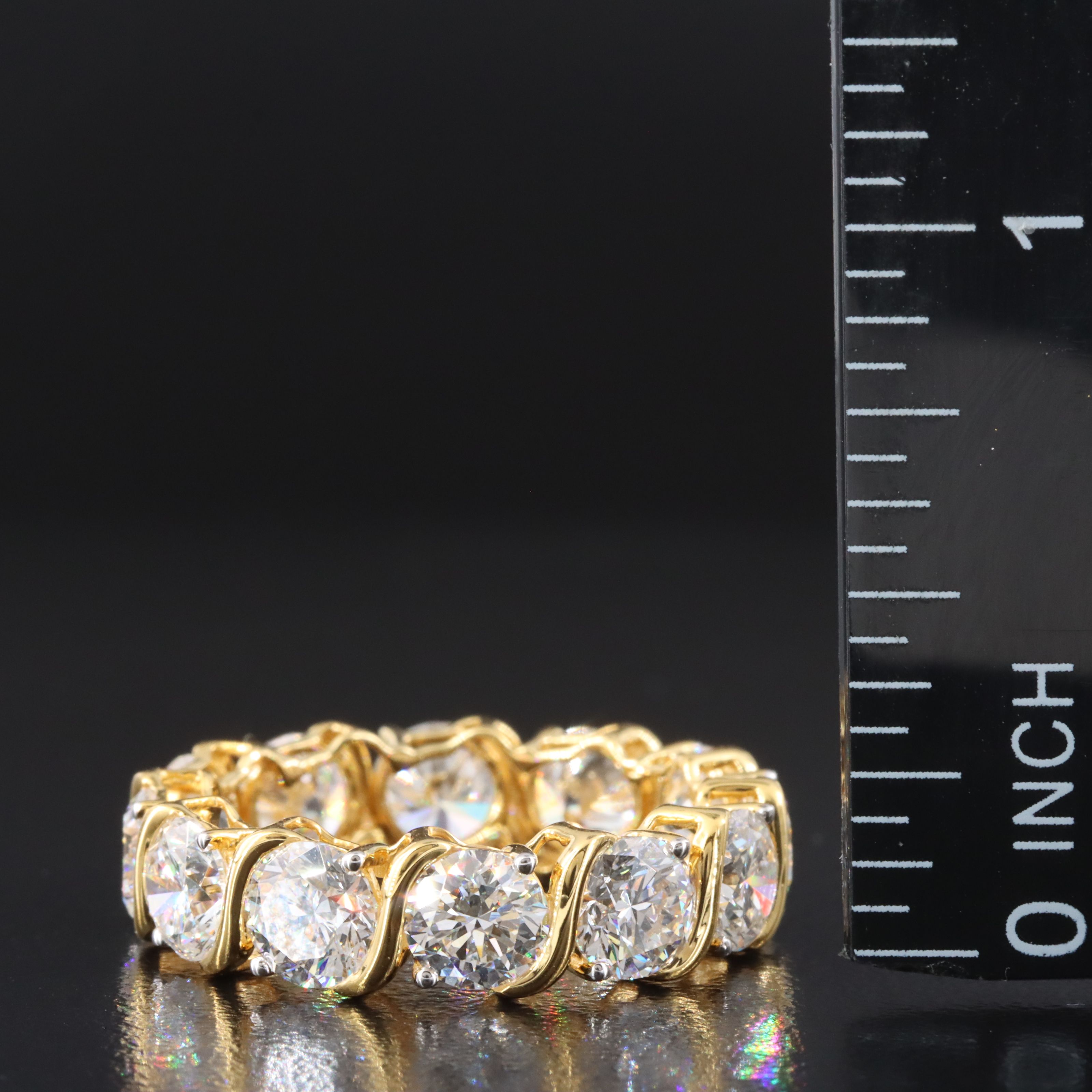 14K 6.40 CTW Lab Grown Diamond Eternity Band
