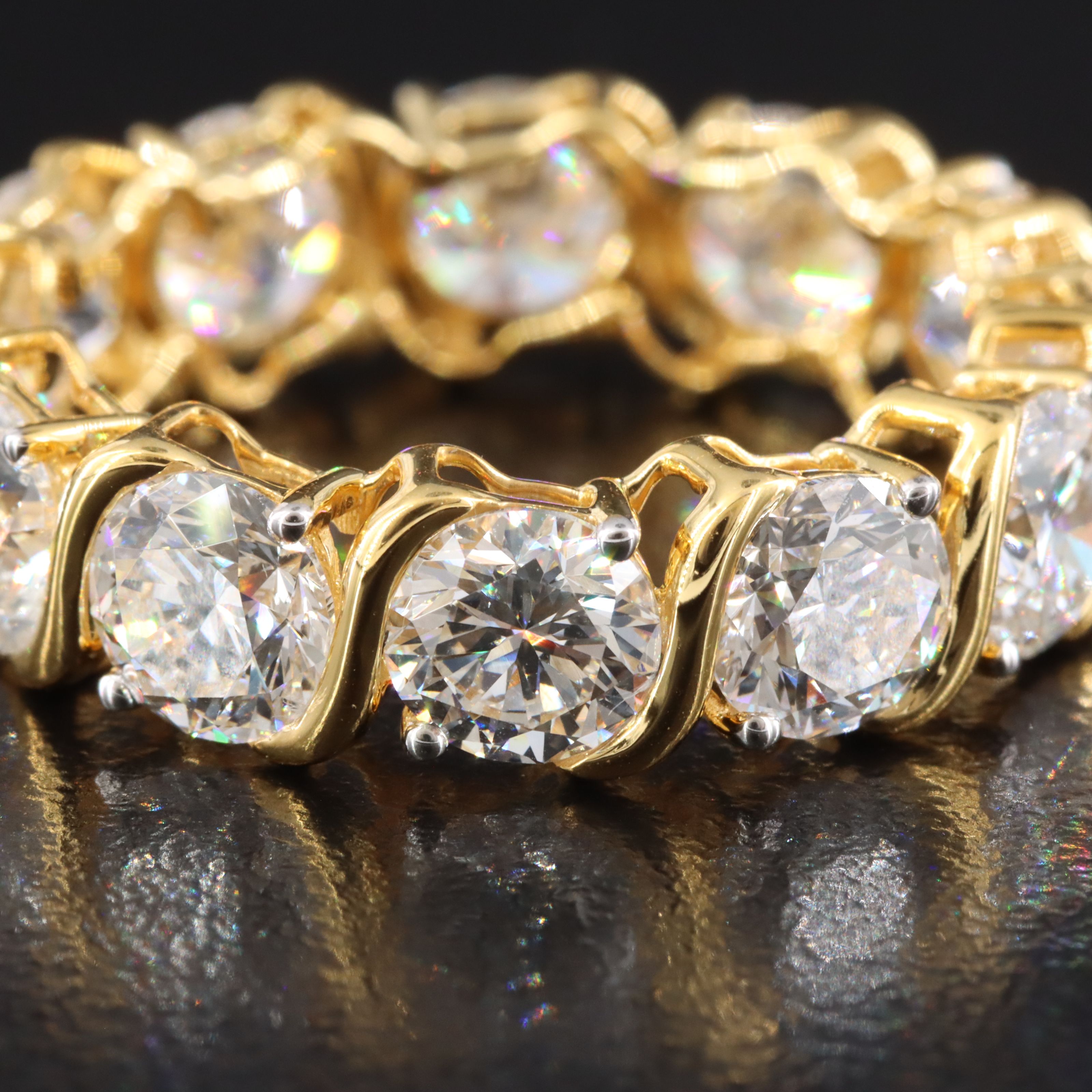 14K 6.40 CTW Lab Grown Diamond Eternity Band