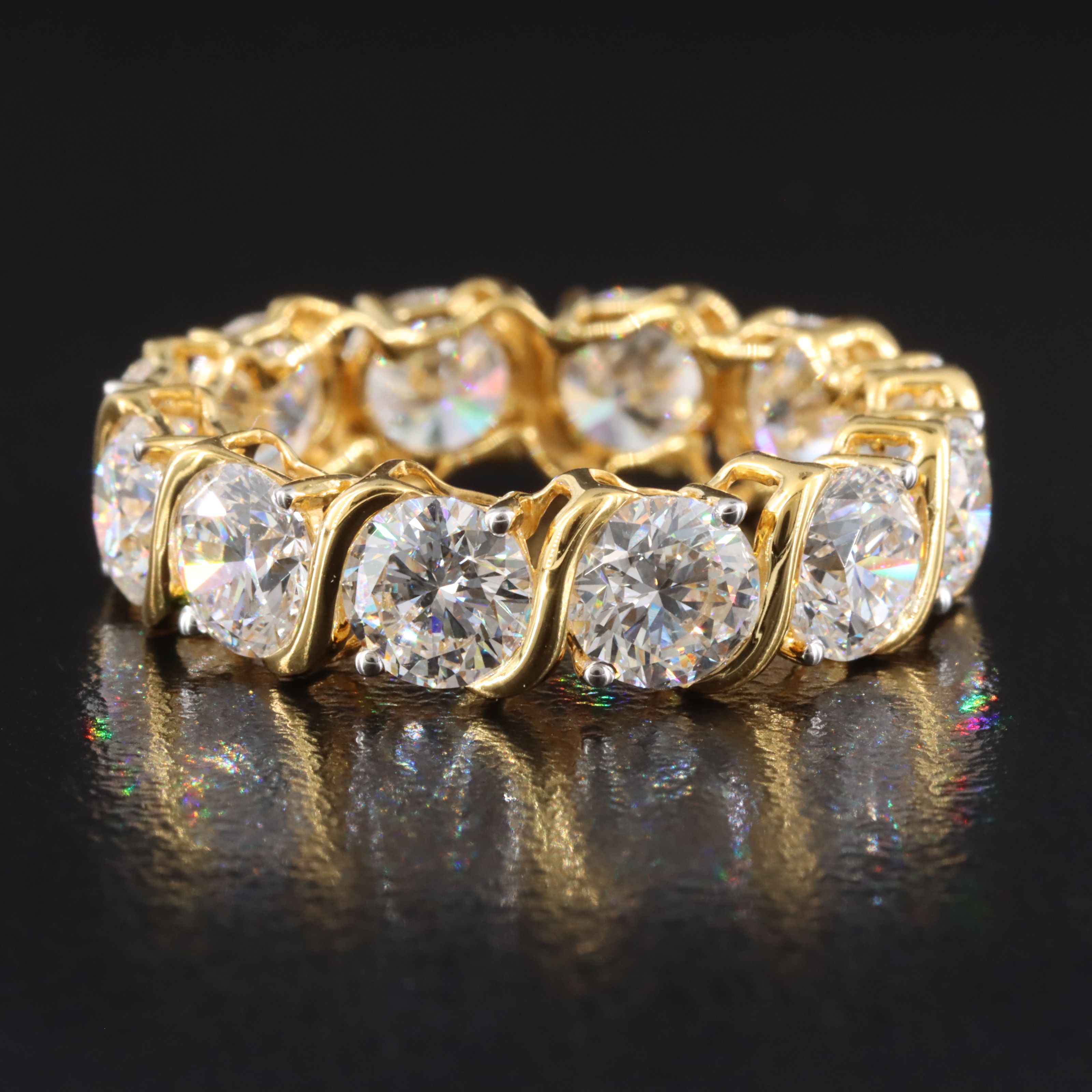 14K 6.40 CTW Lab Grown Diamond Eternity Band