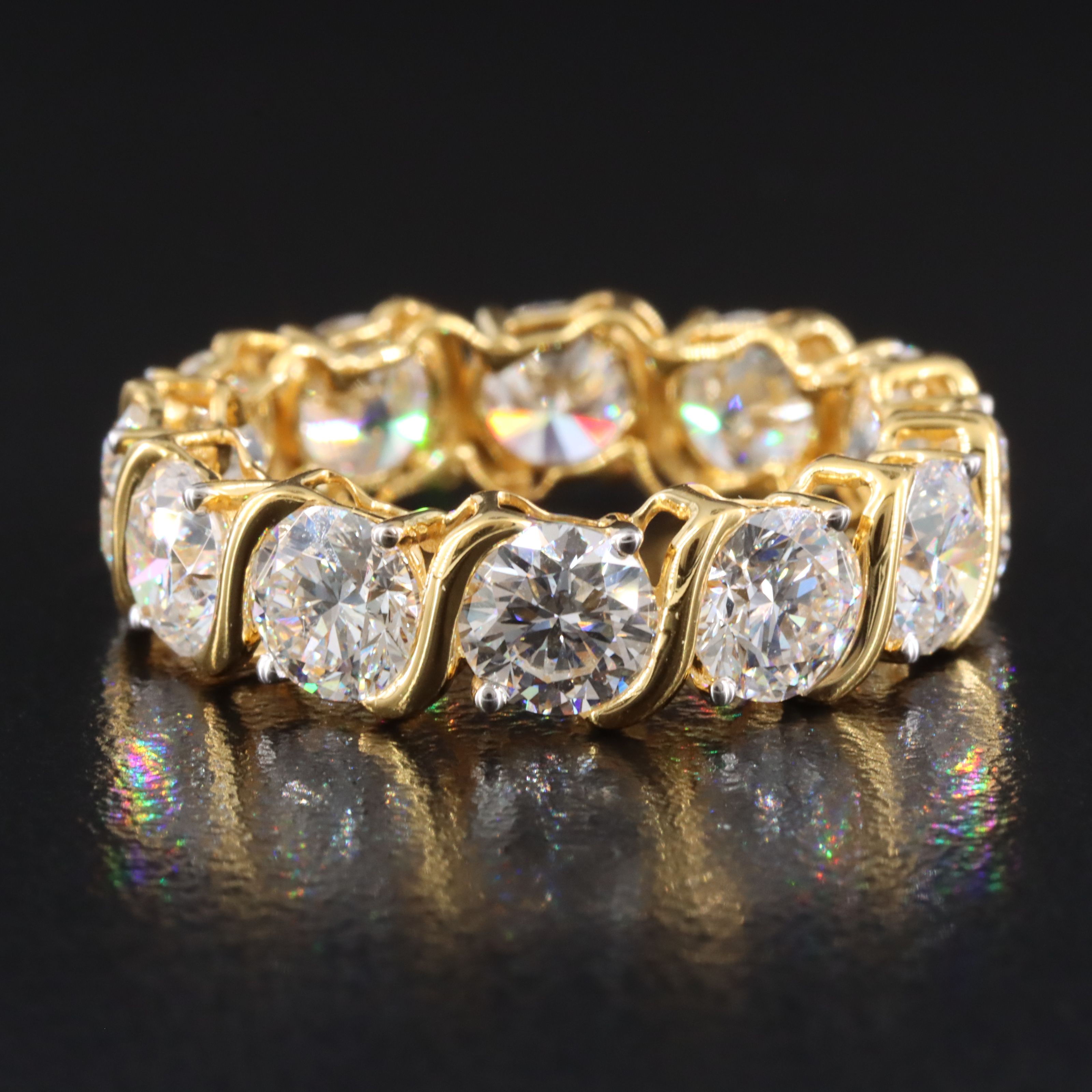 14K 6.40 CTW Lab Grown Diamond Eternity Band