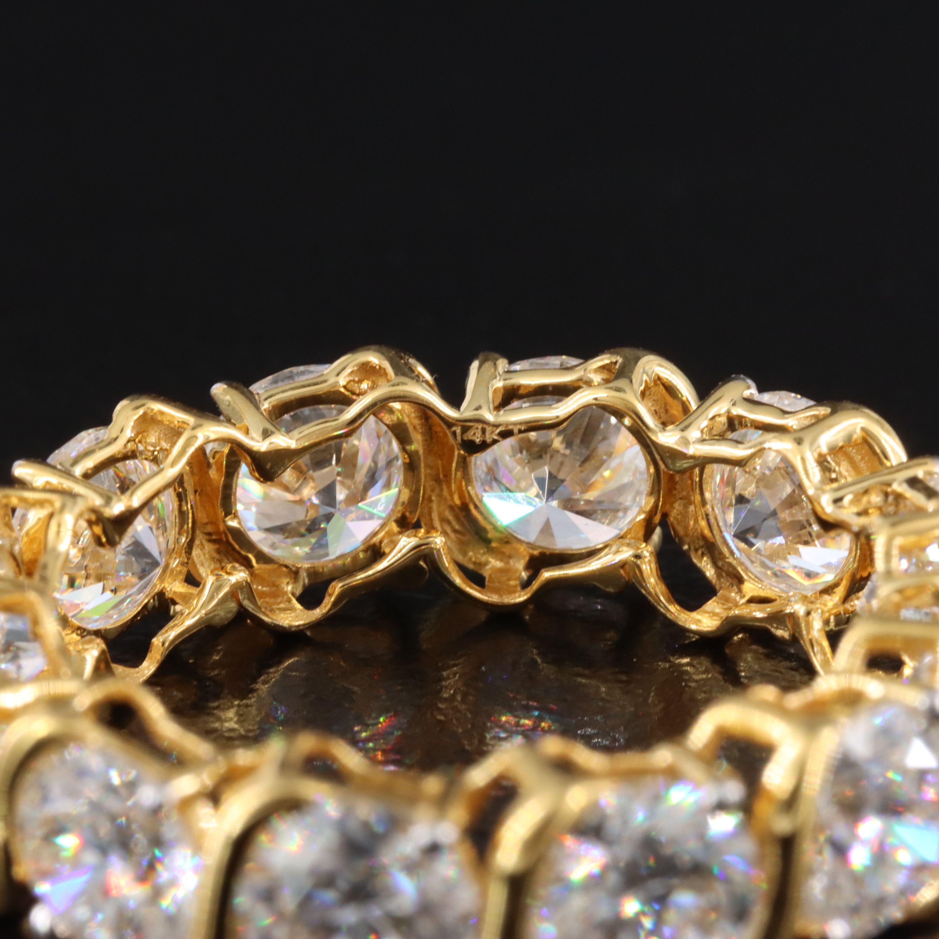 14K 6.40 CTW Lab Grown Diamond Eternity Band