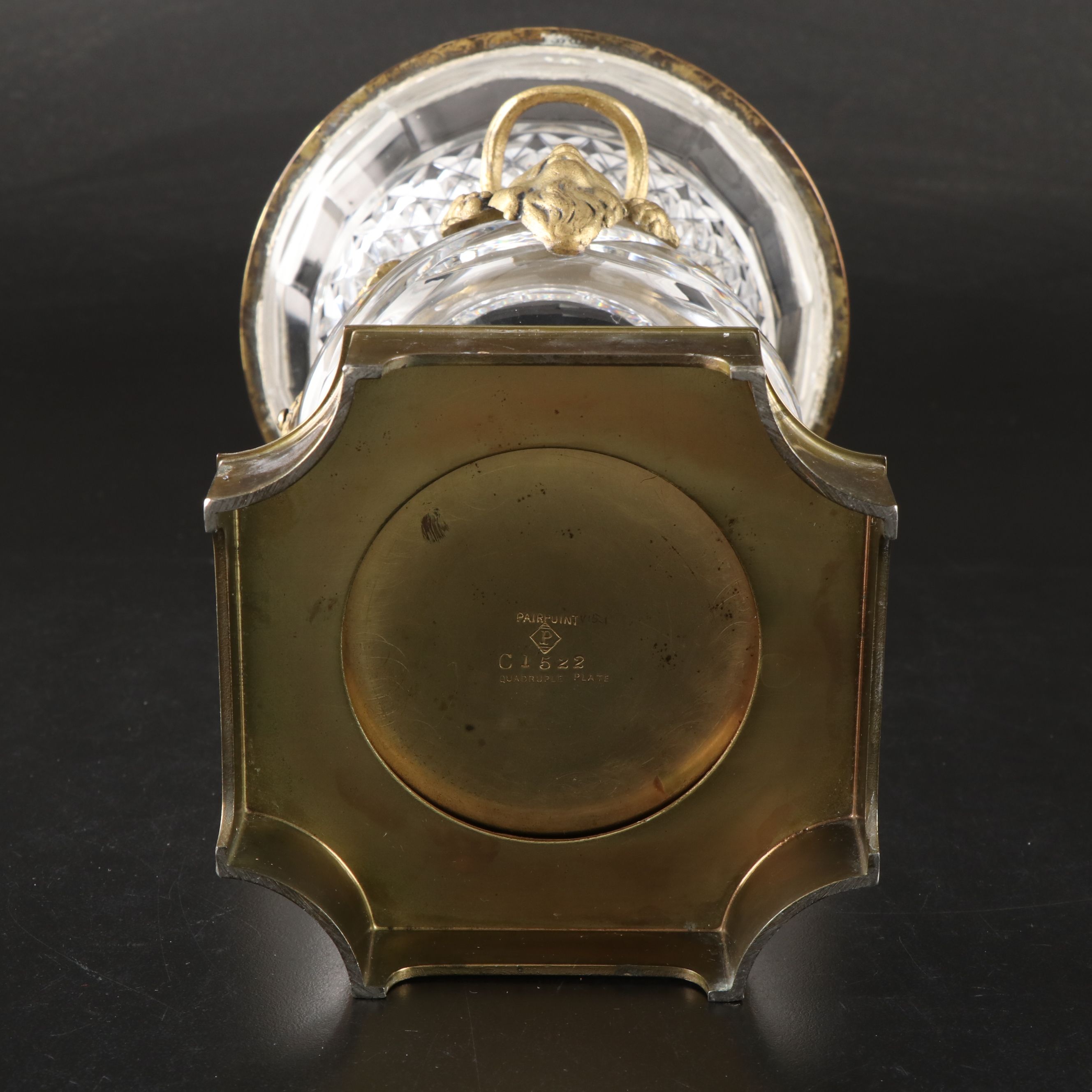 Pair of Pairpoint Ormolu Mounted Cut Glass Urn-Shaped Vases, Early 20th Century