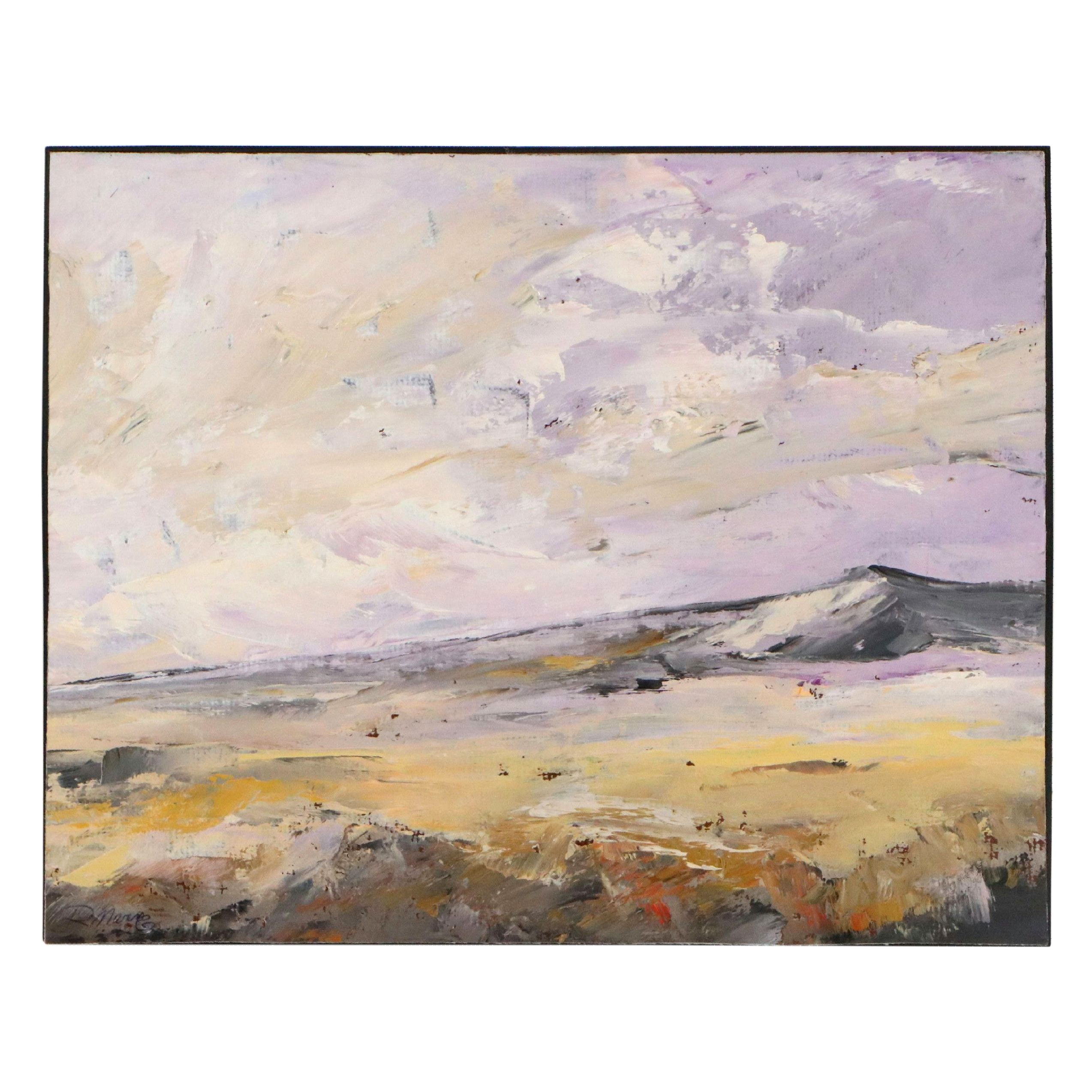 Rebecca Manns Oil Painting "Prairie Vista," 2022