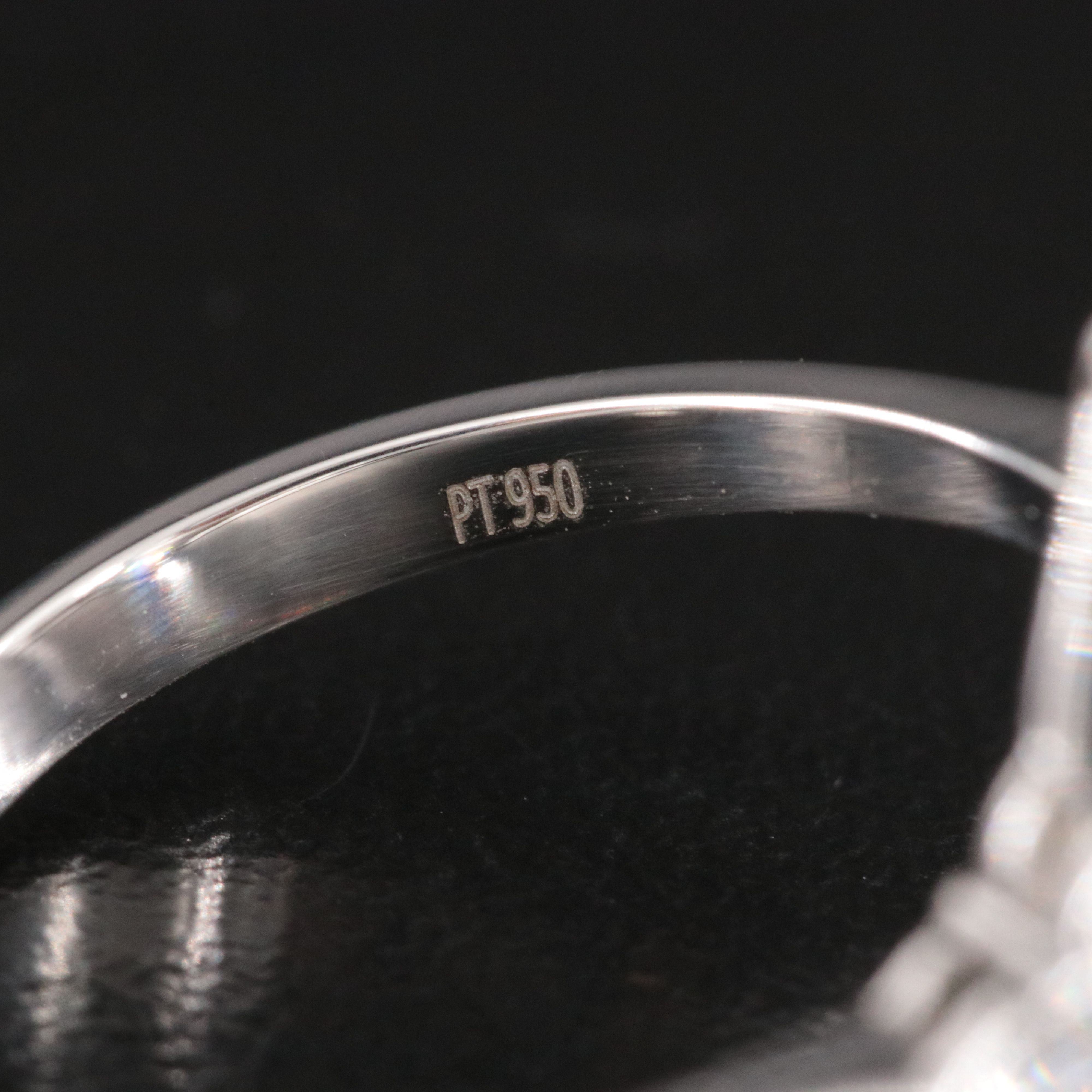 Platinum 3.36 CTW Lab Grown Diamond Ring with IGI Report