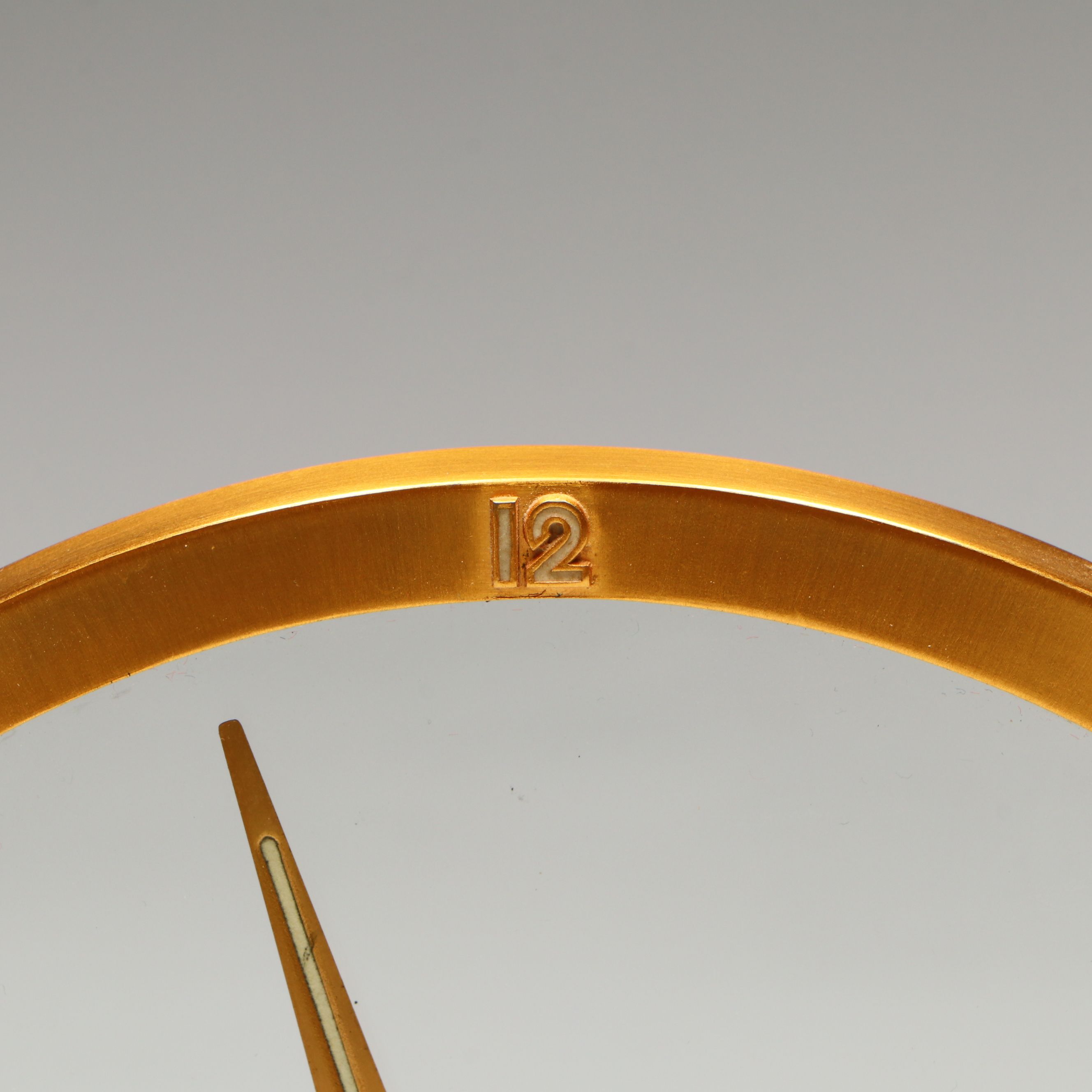 Jefferson Mid Century Modern "Golden Hour" Desk Clock