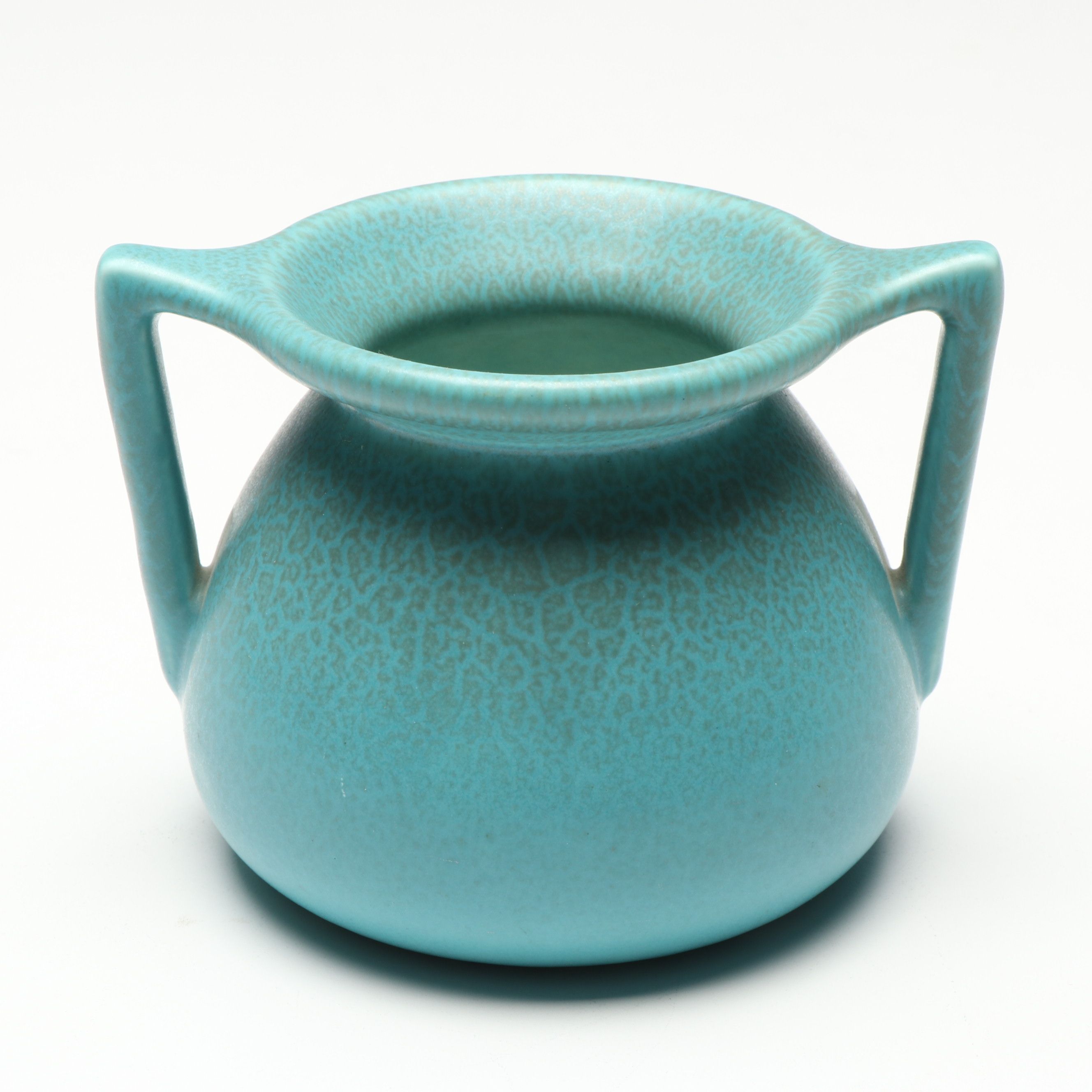 Rookwood Pottery Handled Cabinet Vase with Art Nouveau Vases, 1928 and 1938