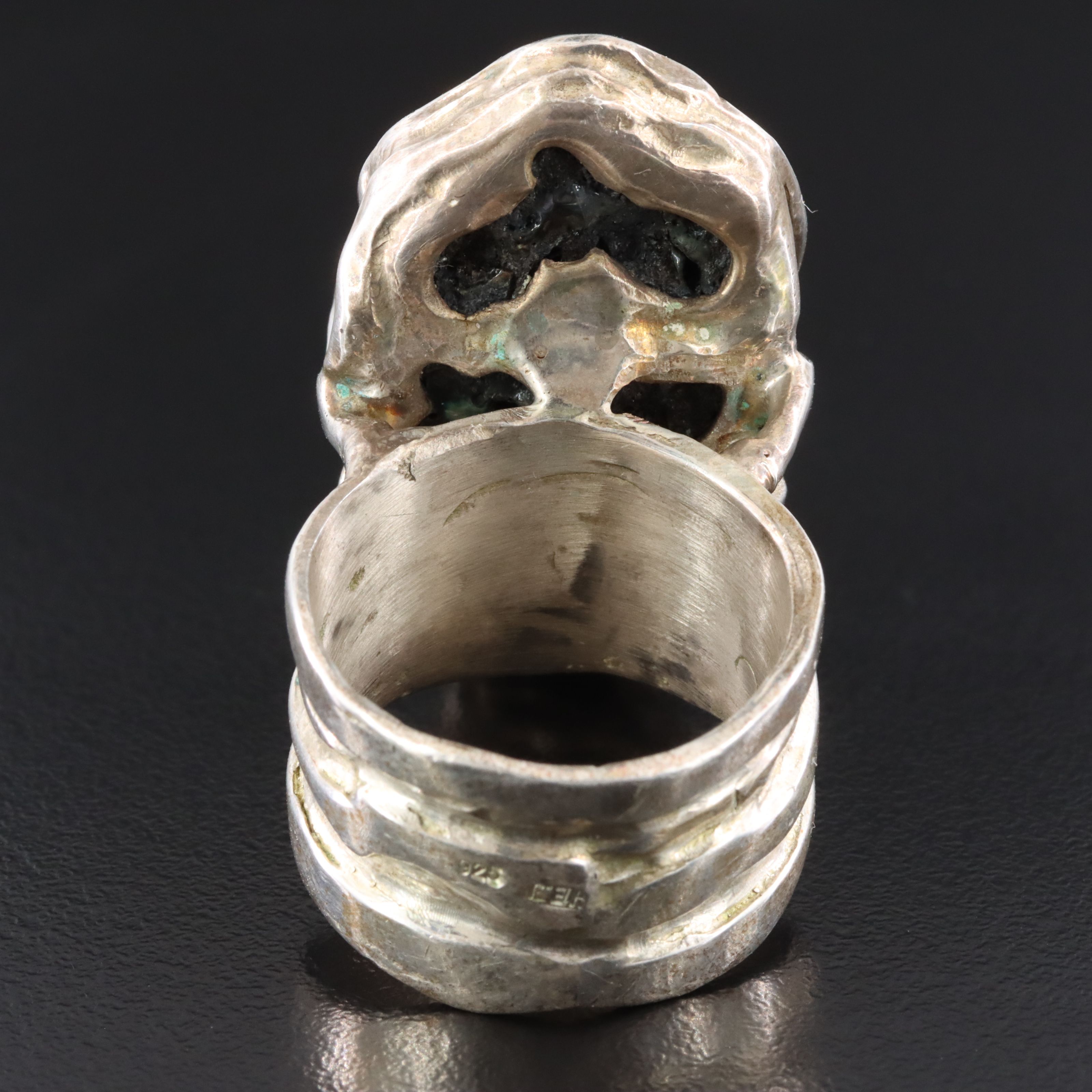 Sterling Tektite Ring