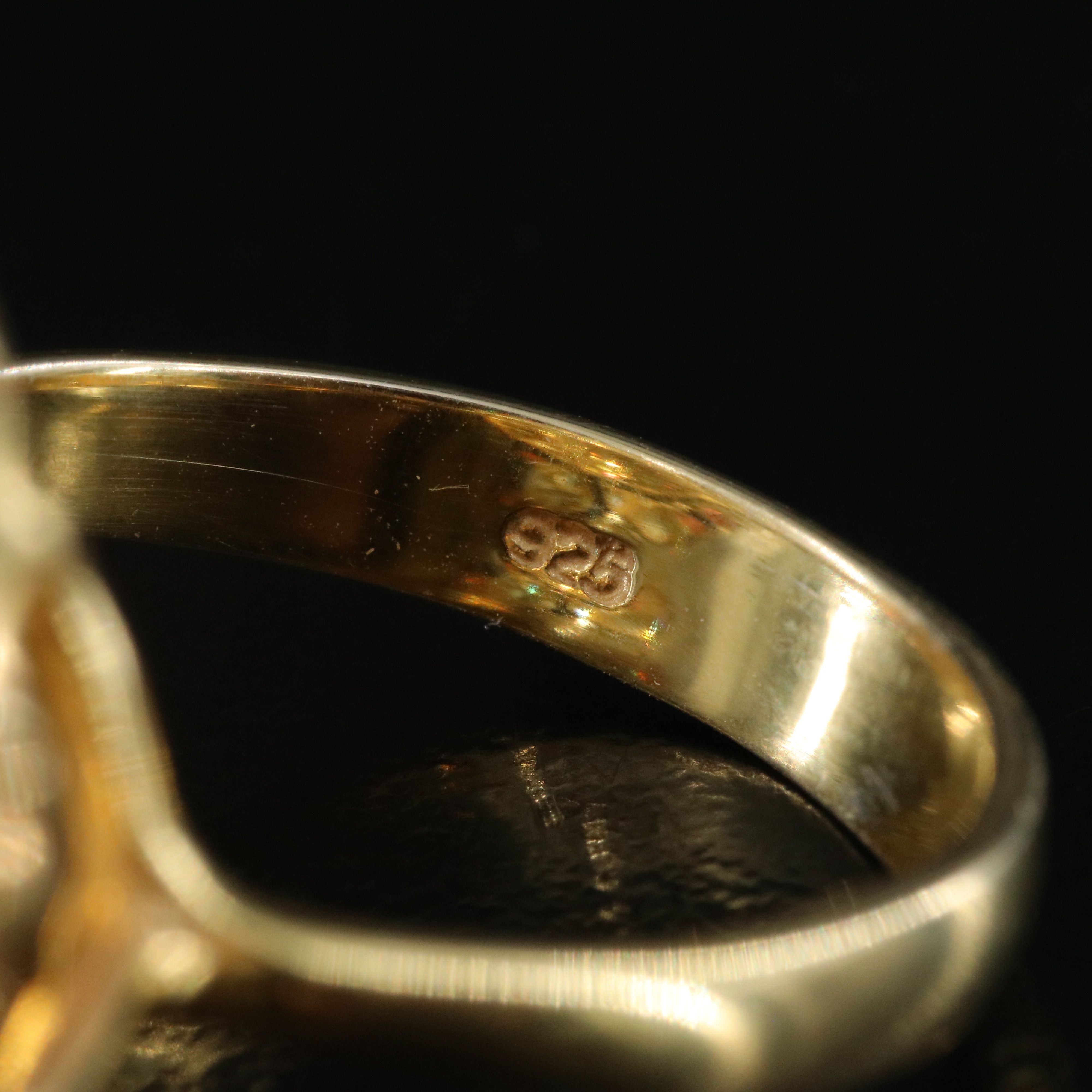 Sterling Citrine, White Topaz and Garnet Halo Ring