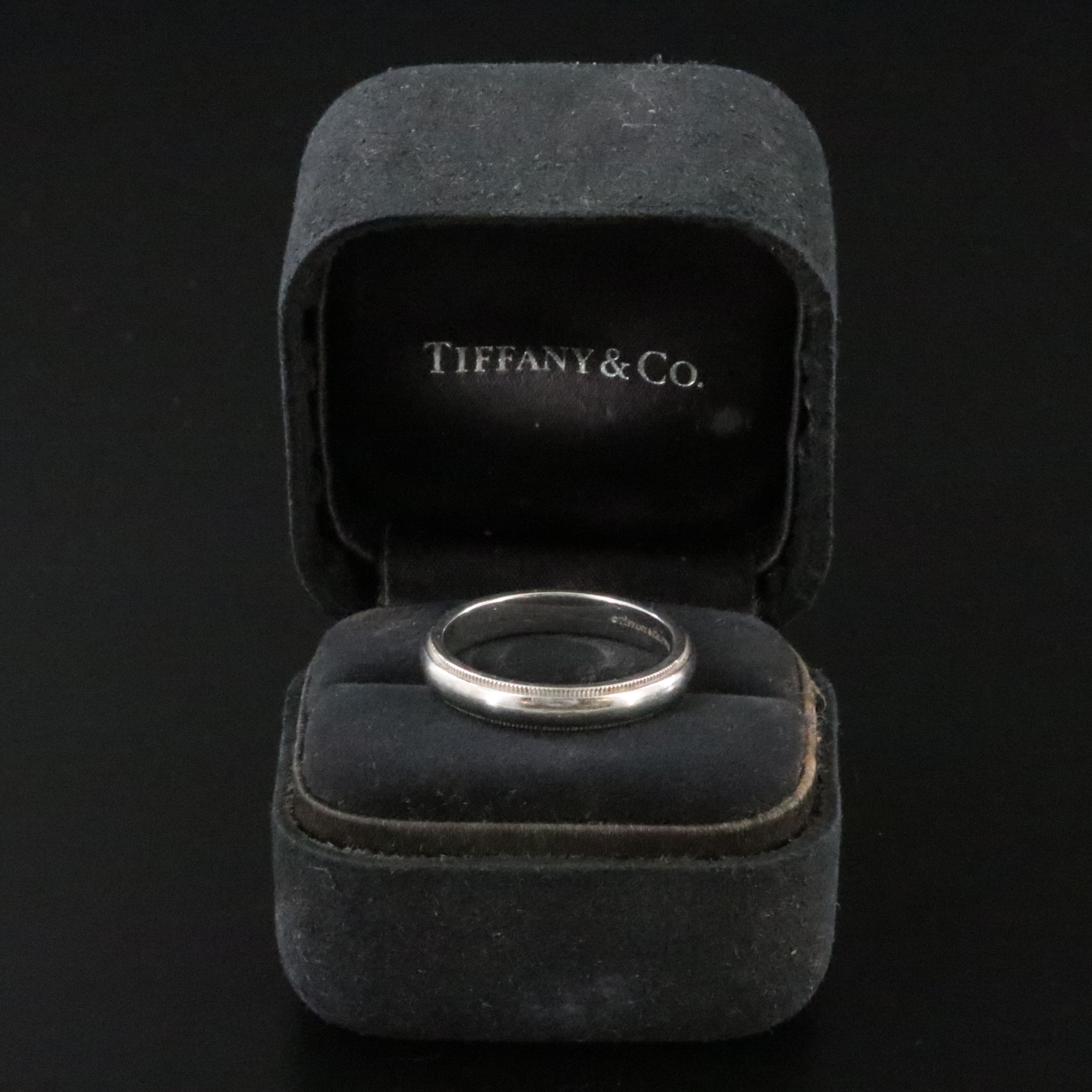 Tiffany & Co. Together Platinum Milgrain Band