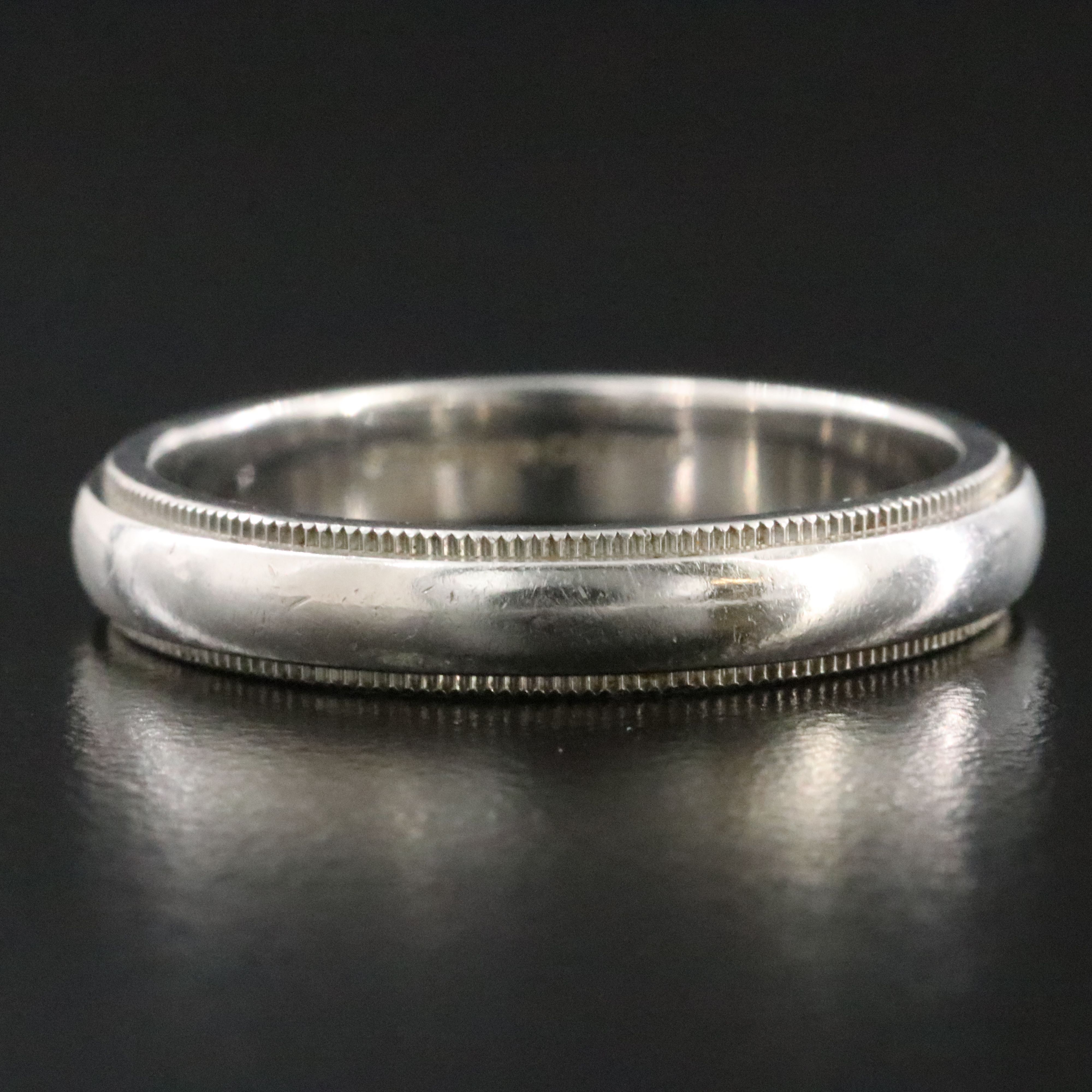 Tiffany & Co. Together Platinum Milgrain Band