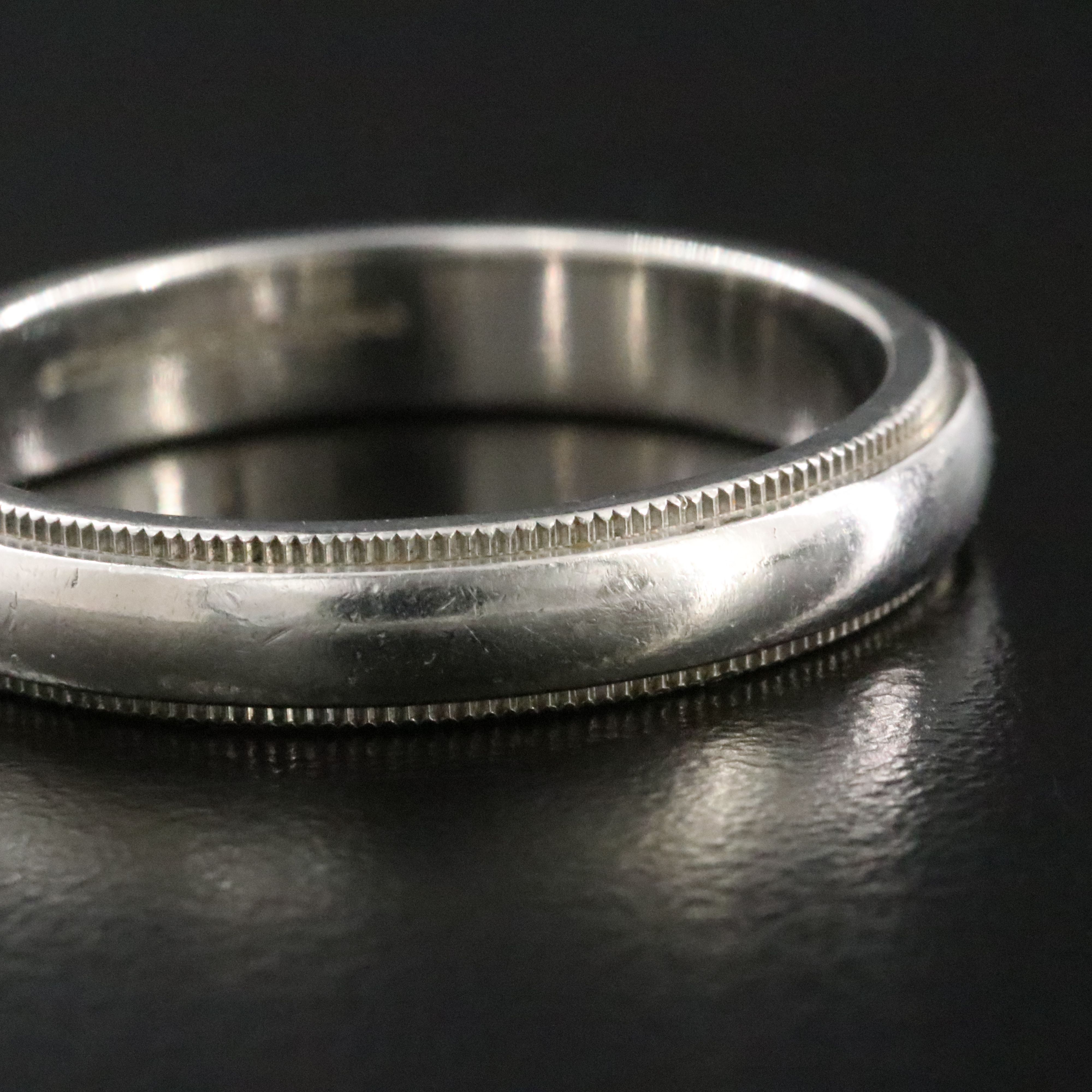 Tiffany & Co. Together Platinum Milgrain Band