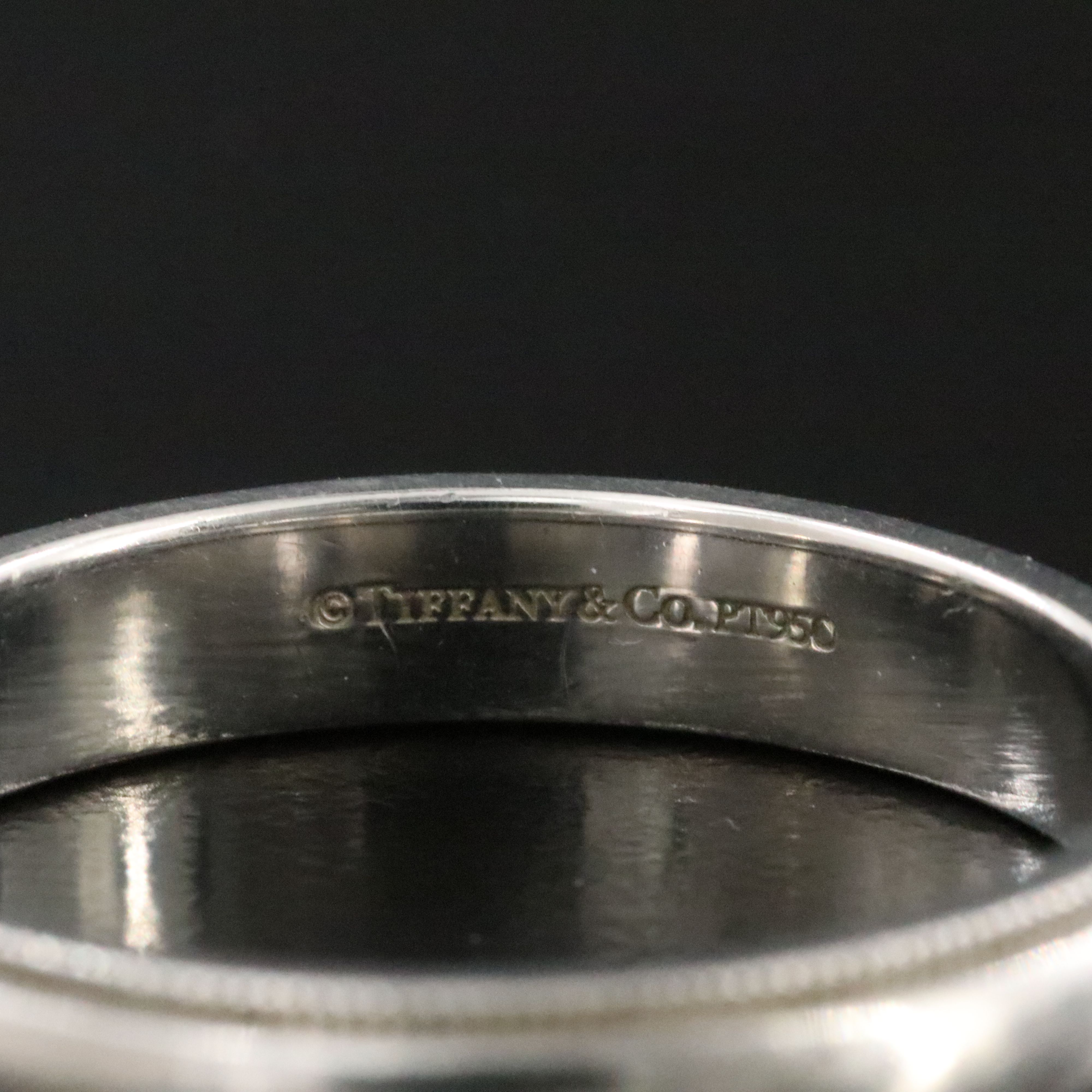 Tiffany & Co. Together Platinum Milgrain Band
