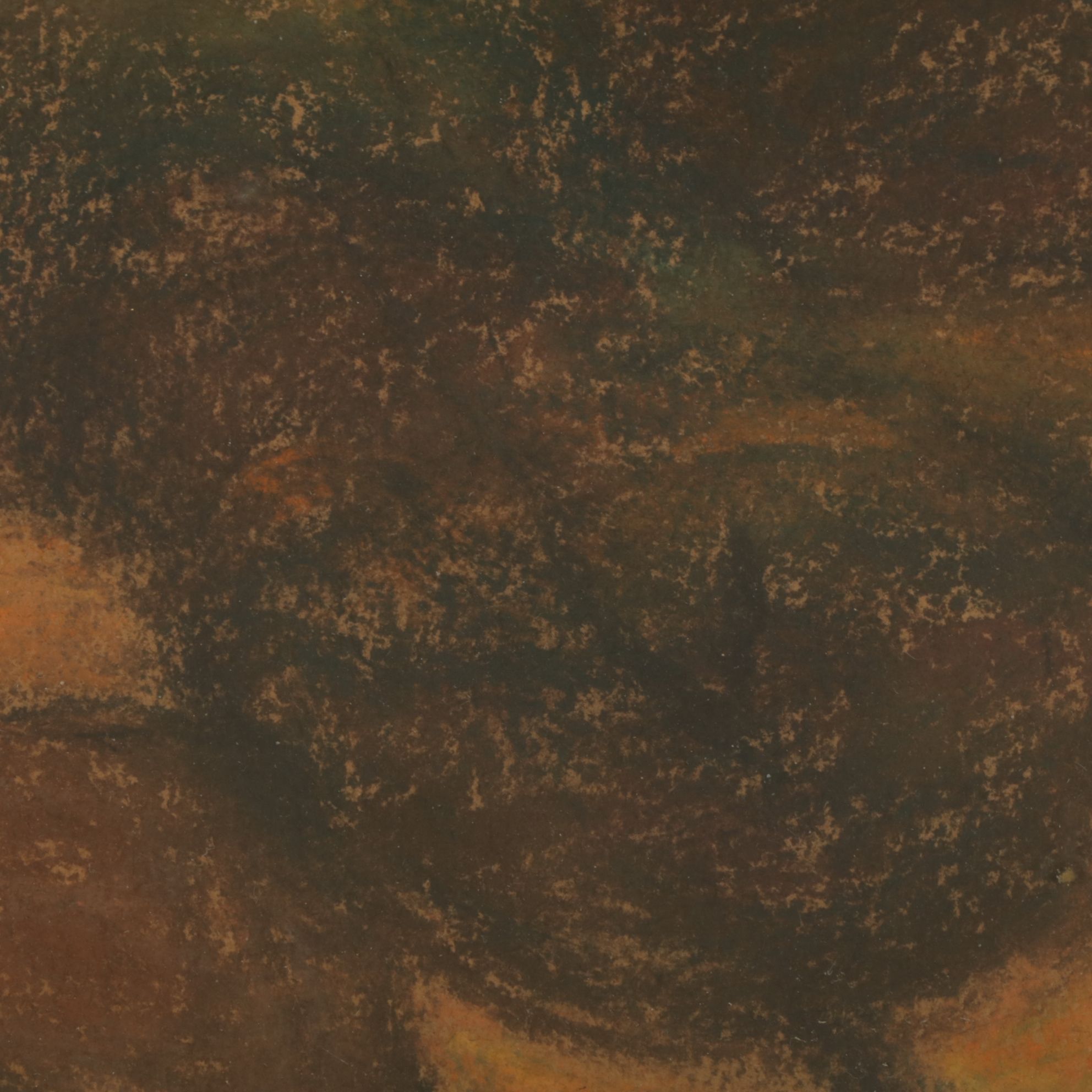 Landscape Oil Painting with Farmhouse Facade Attributed to Hugo Troendle