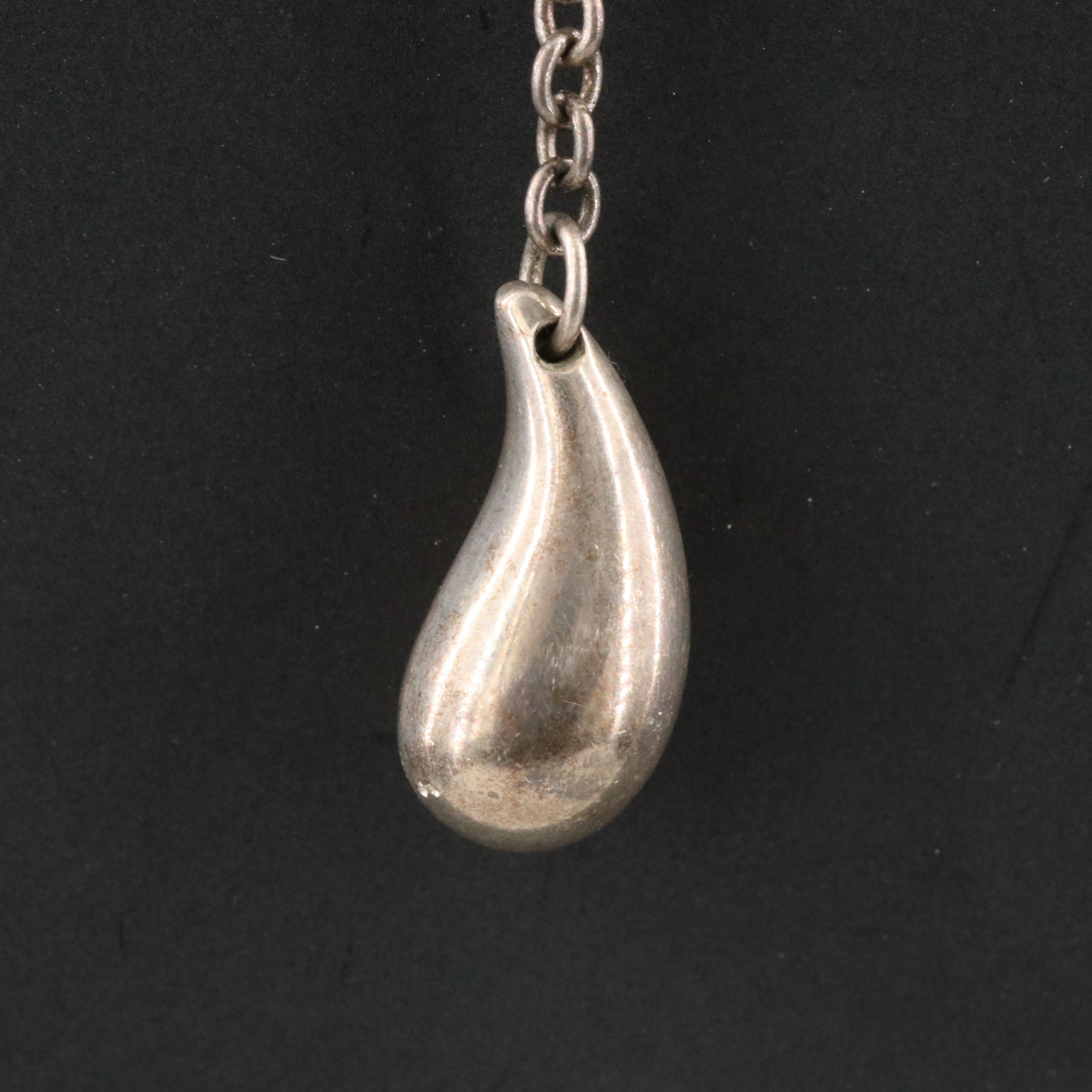 Elsa Peretti for Tiffany & Co. Sterling Tear Drop Lariat Necklace