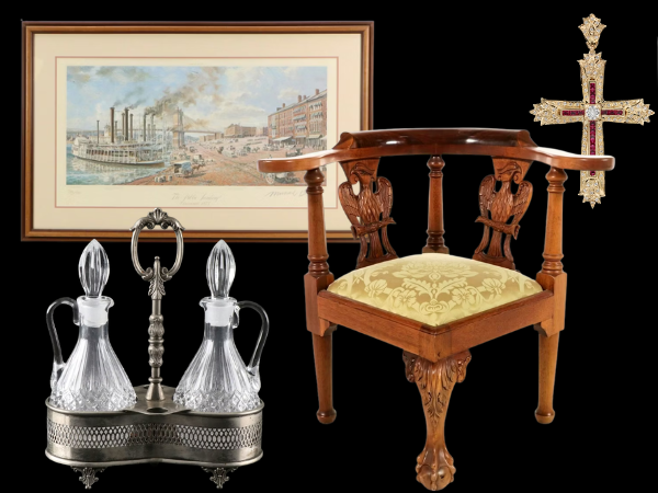 Elegant Heirlooms: Rugs, Art, Sparkling Jewels & Furniture with a Story