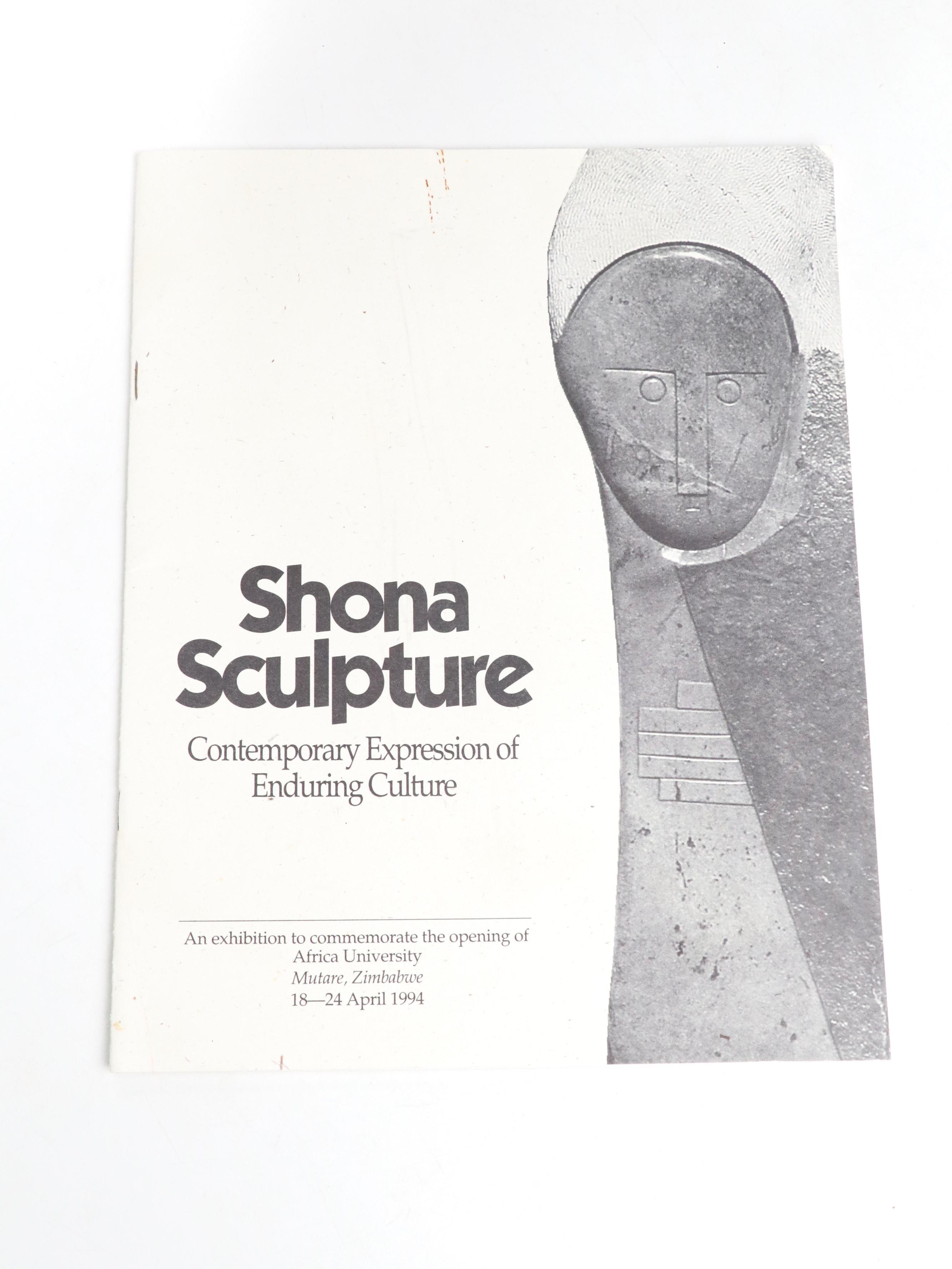 Brighton Sango Shona Carved Serpentine Abstract Figural Sculpture
