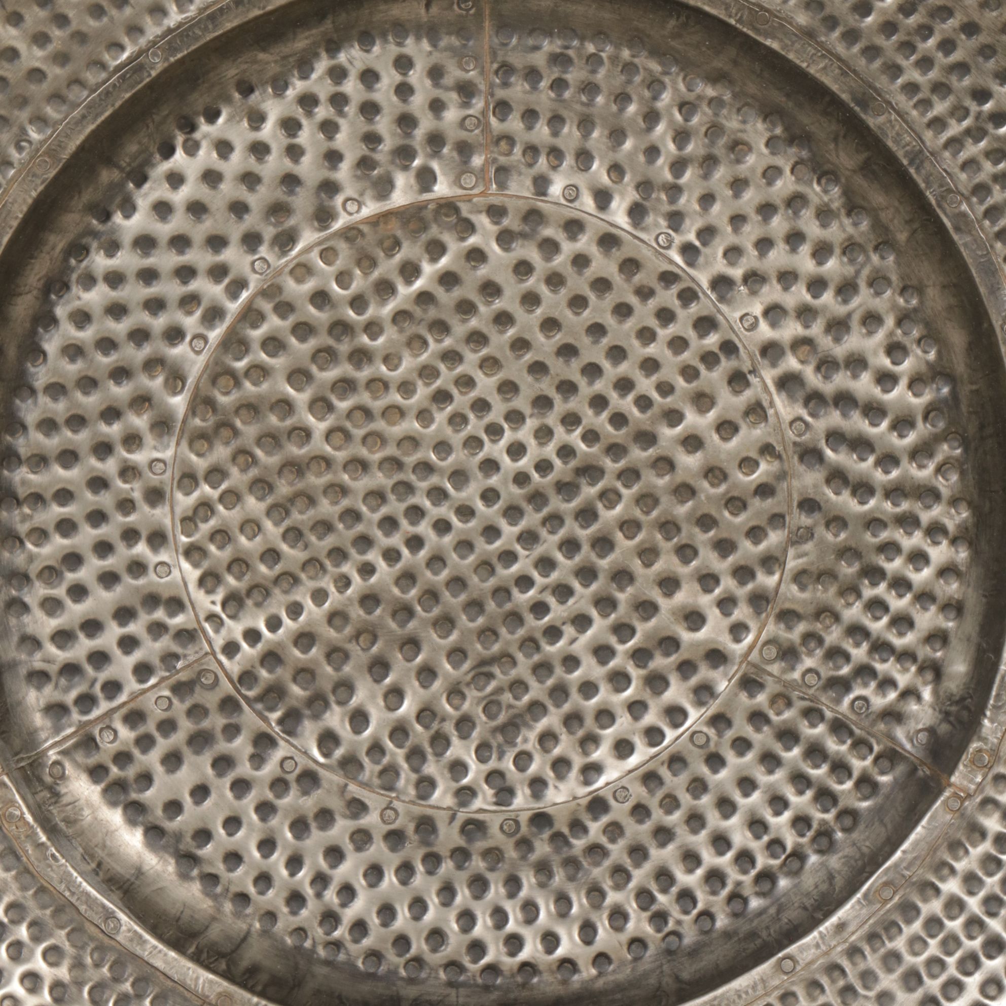 Hammered Metal Wall Platter
