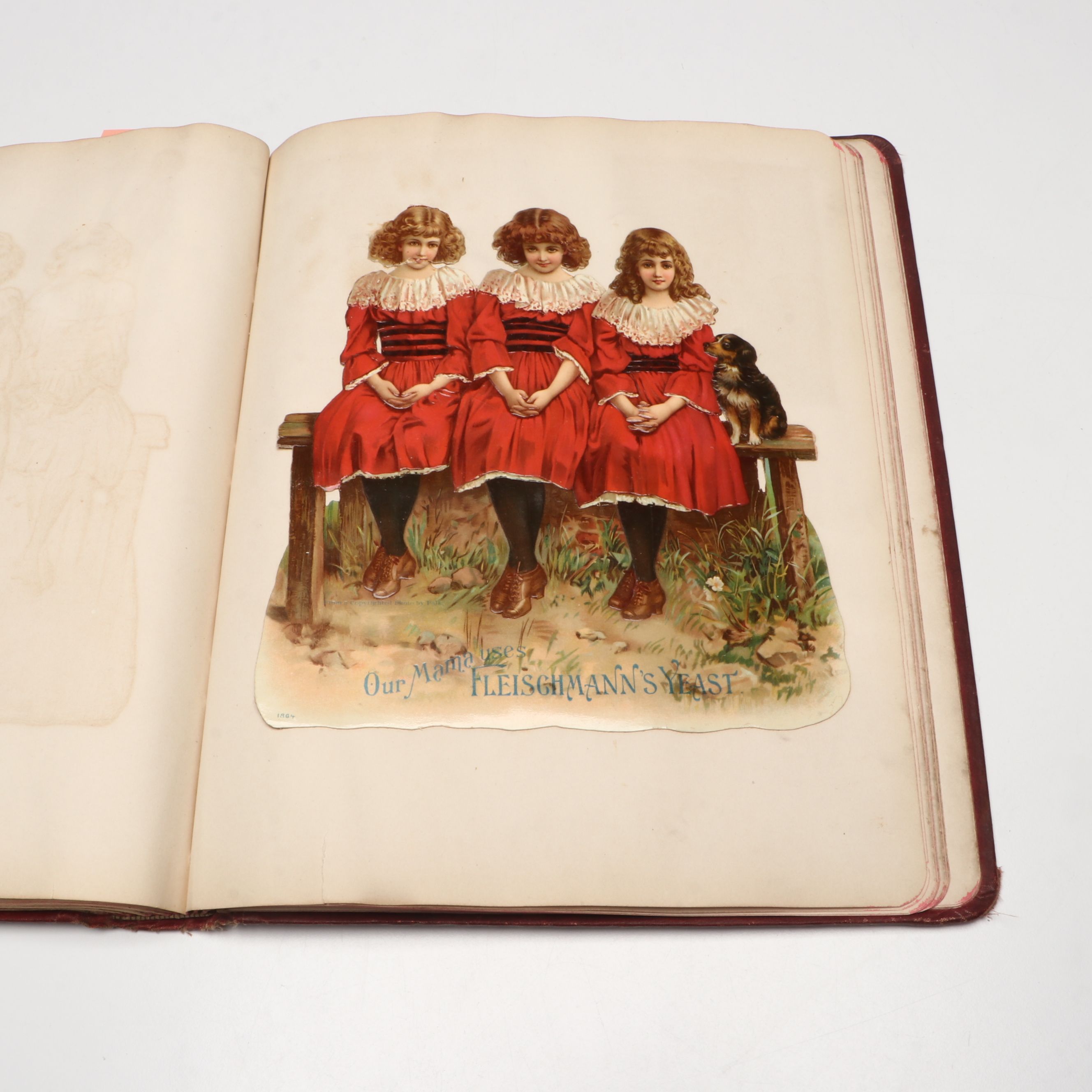 Victorian Scrapbook of Die-Cuts and Ephemera, Late 19th/Early 20th Century