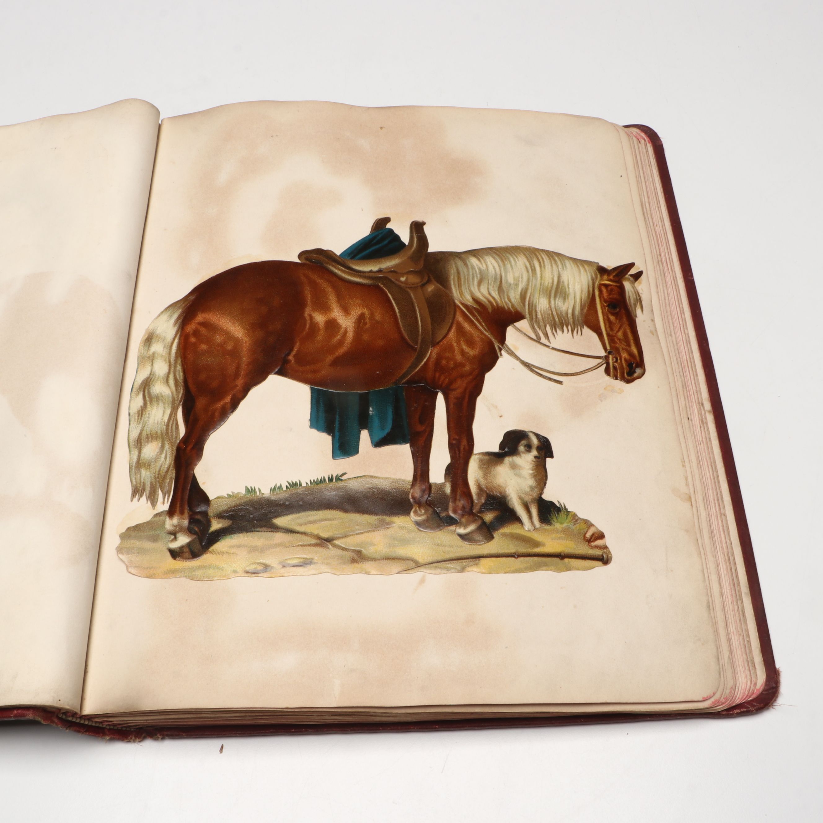 Victorian Scrapbook of Die-Cuts and Ephemera, Late 19th/Early 20th Century