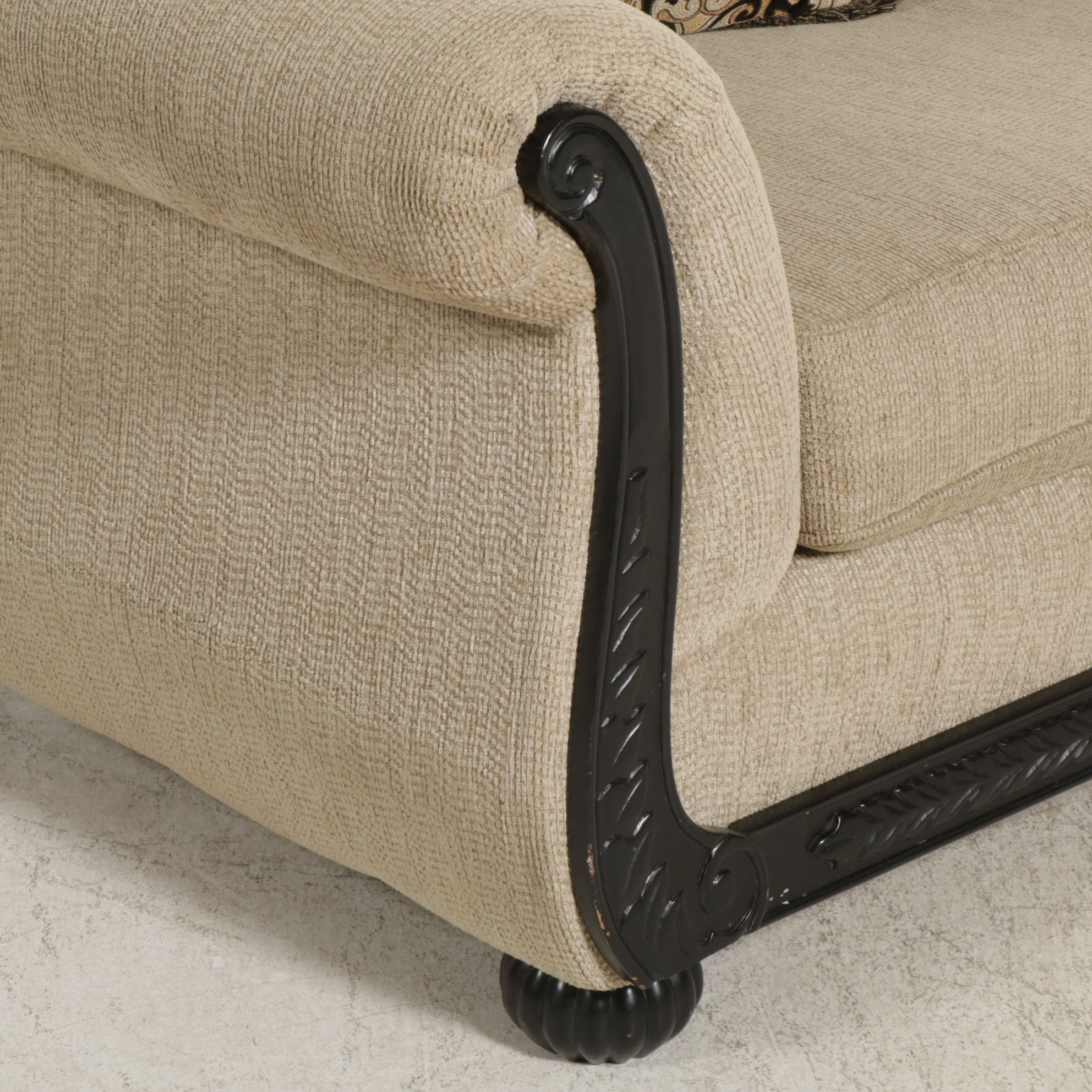 Washington Furniture Empire Style Sofa, 21st Century