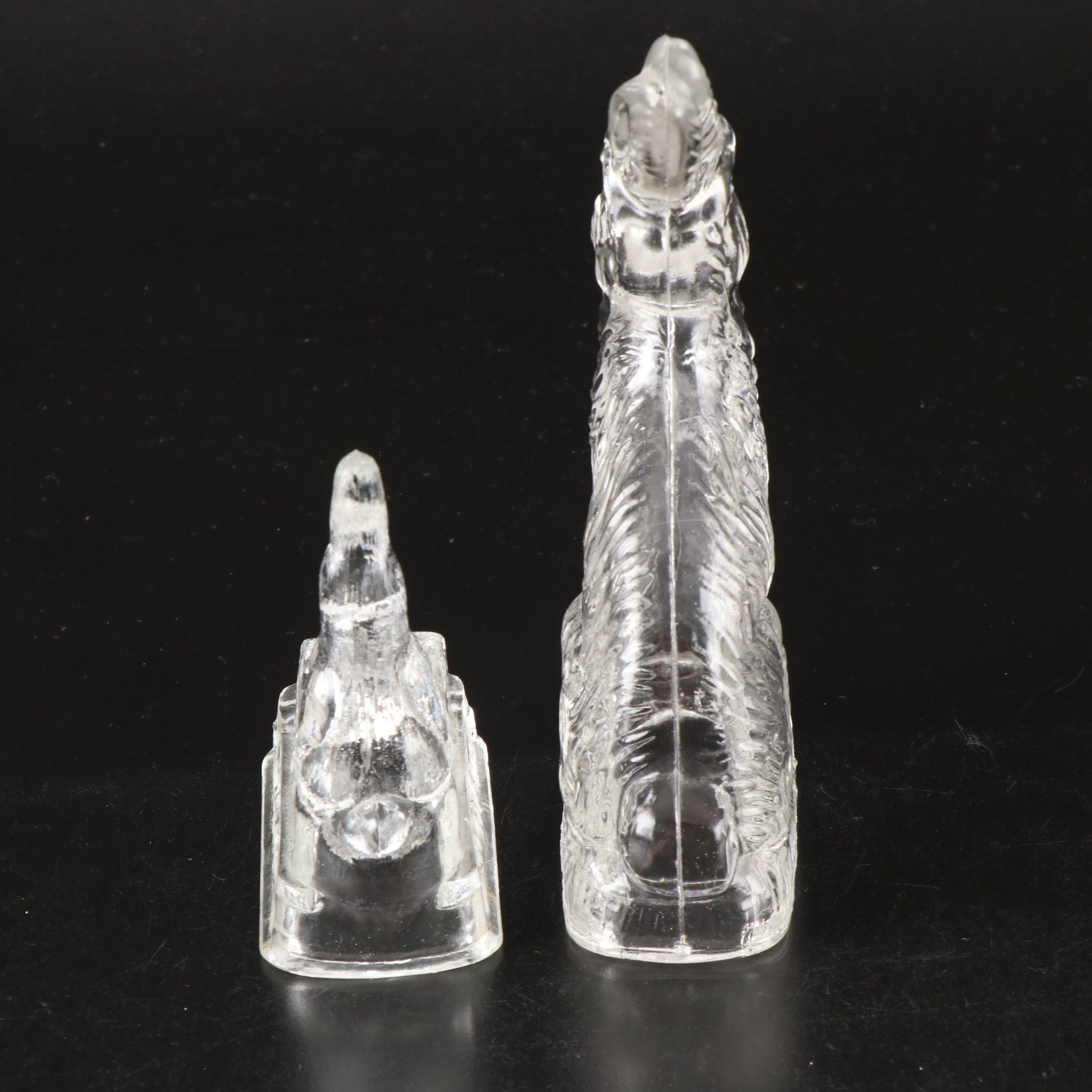 J. H. Millstein Co. Glass Rabbit with Oil Lantern, Vases and More Glassware