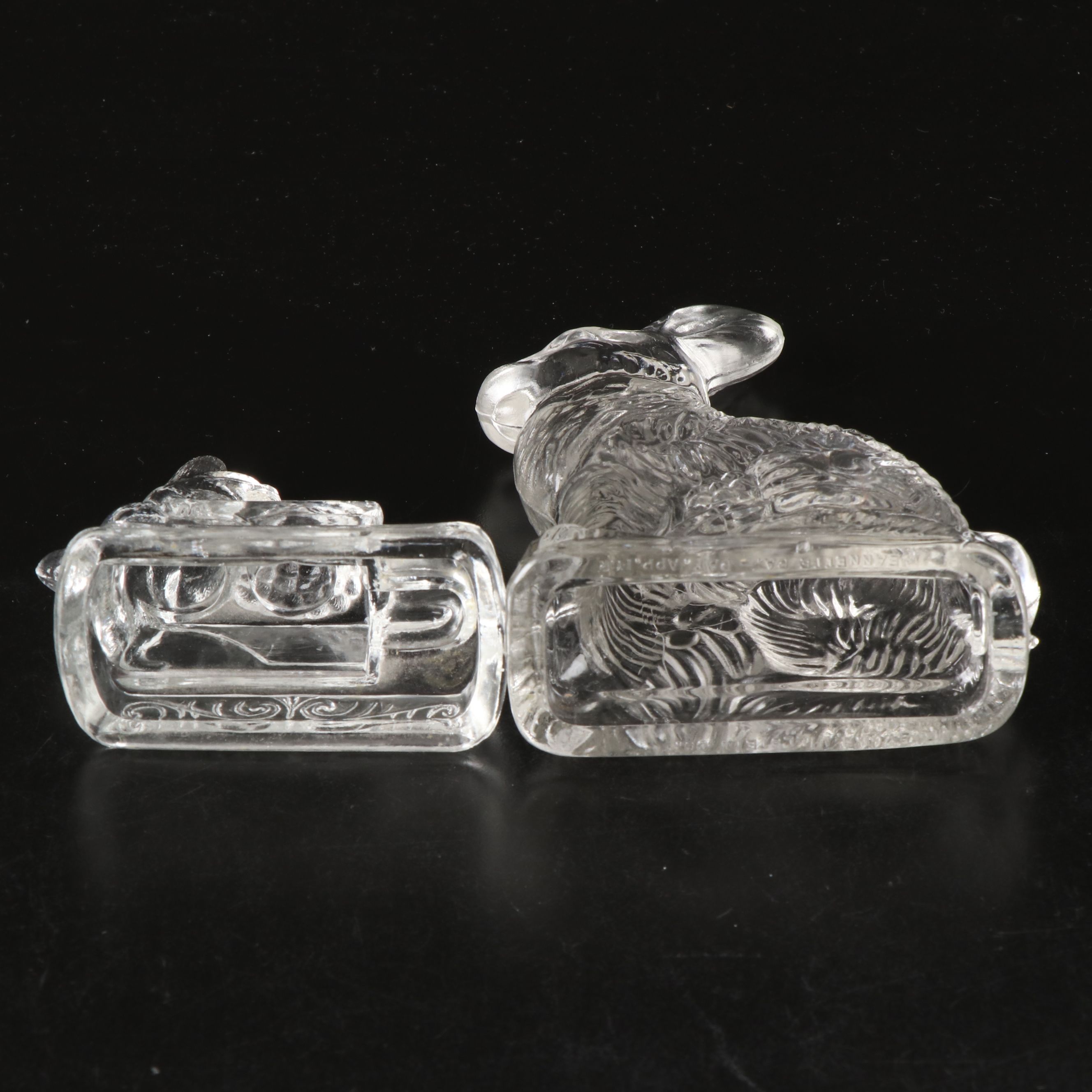 J. H. Millstein Co. Glass Rabbit with Oil Lantern, Vases and More Glassware