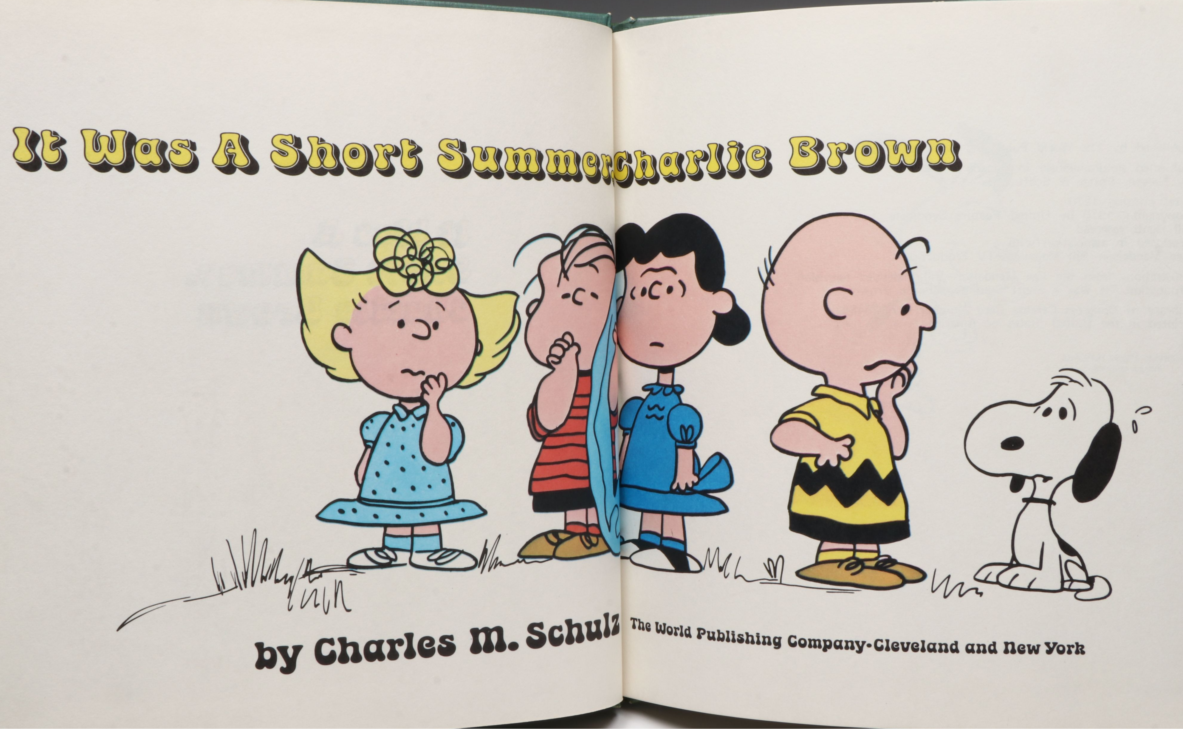 First Printing "It Was A Short Summer, Charlie Brown" by Charles M. Schulz, 1970