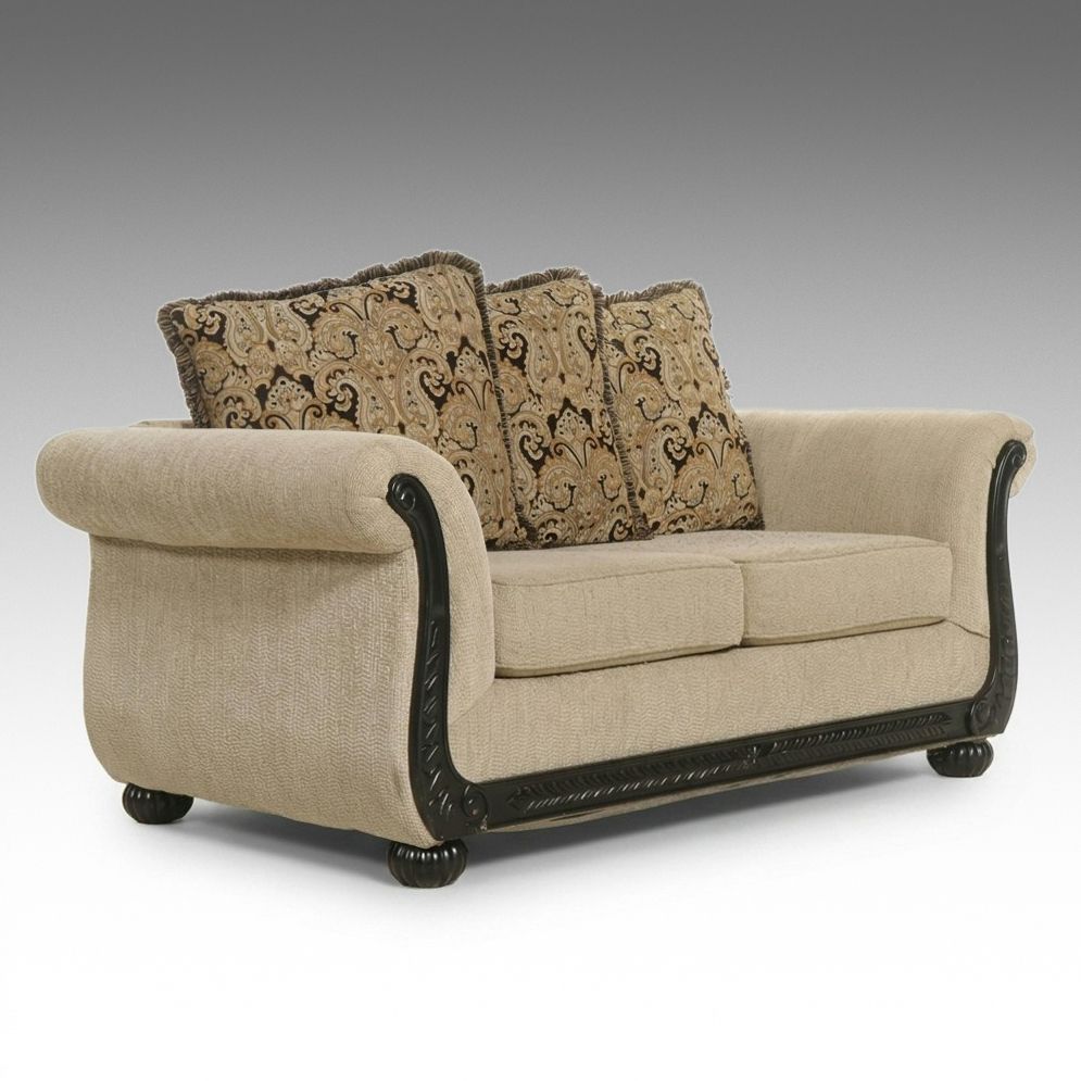 Washington Furniture Empire Style Sofa with Accent Pillows, 21st Century