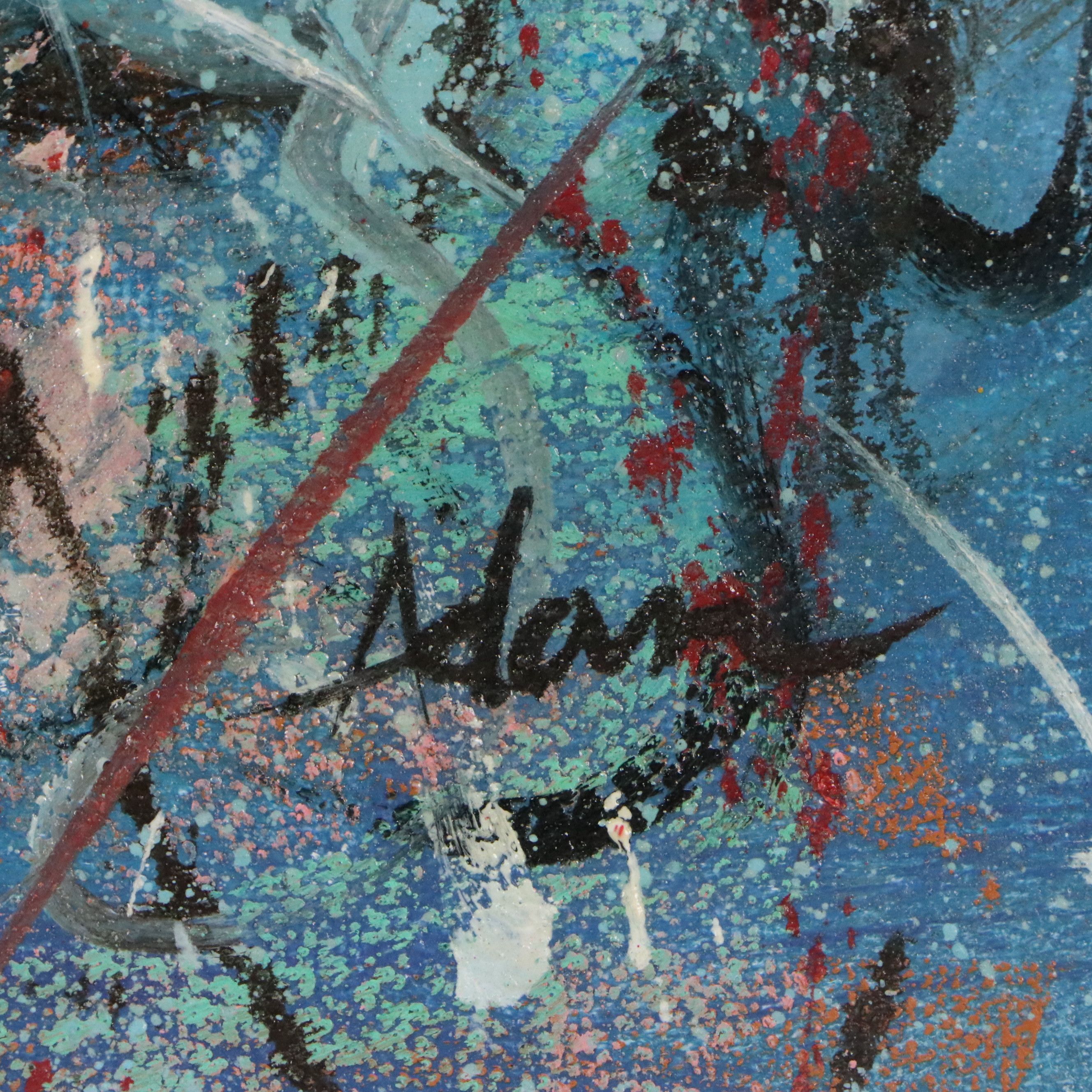 Adan Oil Painting "Astronomy II" Circa 2026