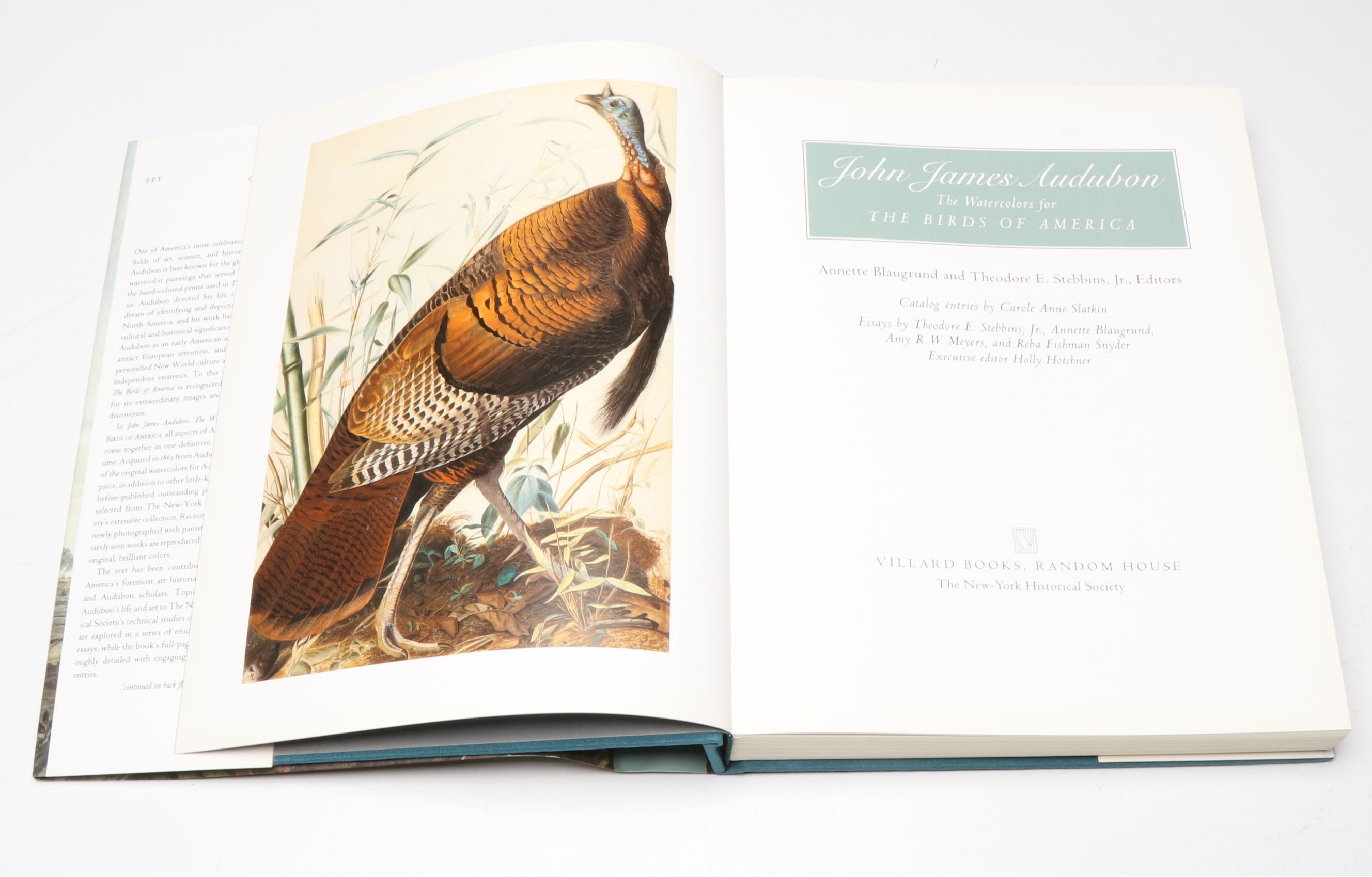 First Printing "John James Audubon: Watercolors for The Birds of America," 1993